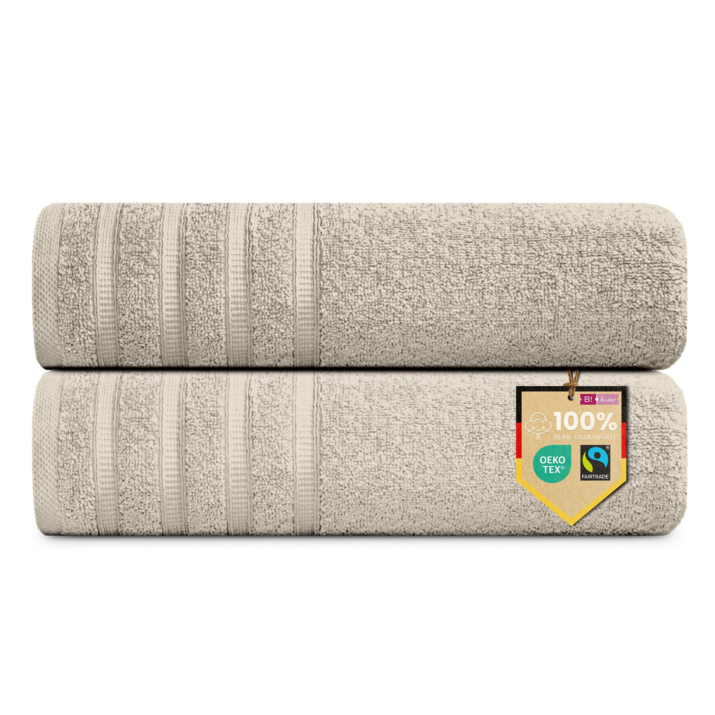 B!HOME Handtücher Set Saunatücher, Duschtücher, Gästehandtücher 100% Baumwo günstig online kaufen