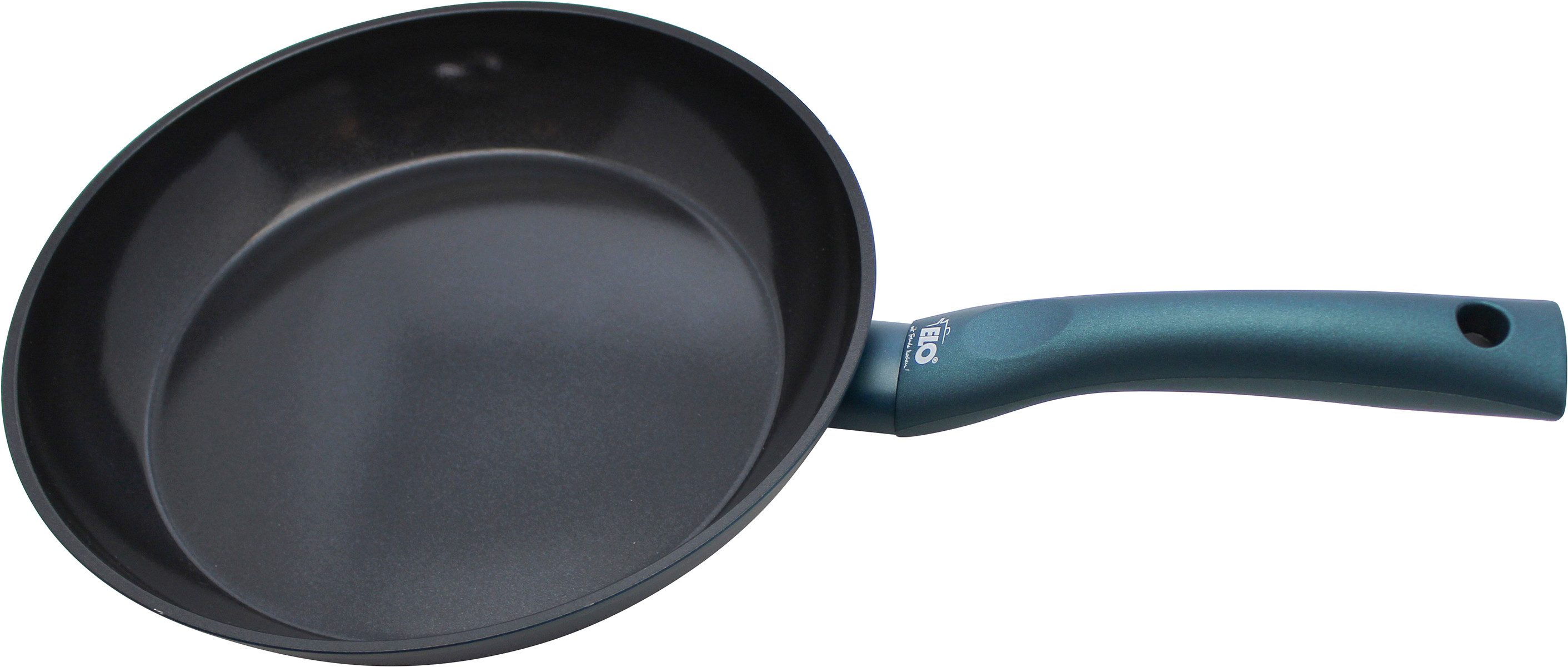 Elo Basic Bratpfanne Colorio mit farbigem Protektor, Aluminium (1-tlg), türkis mit passendem Pfannenschoner