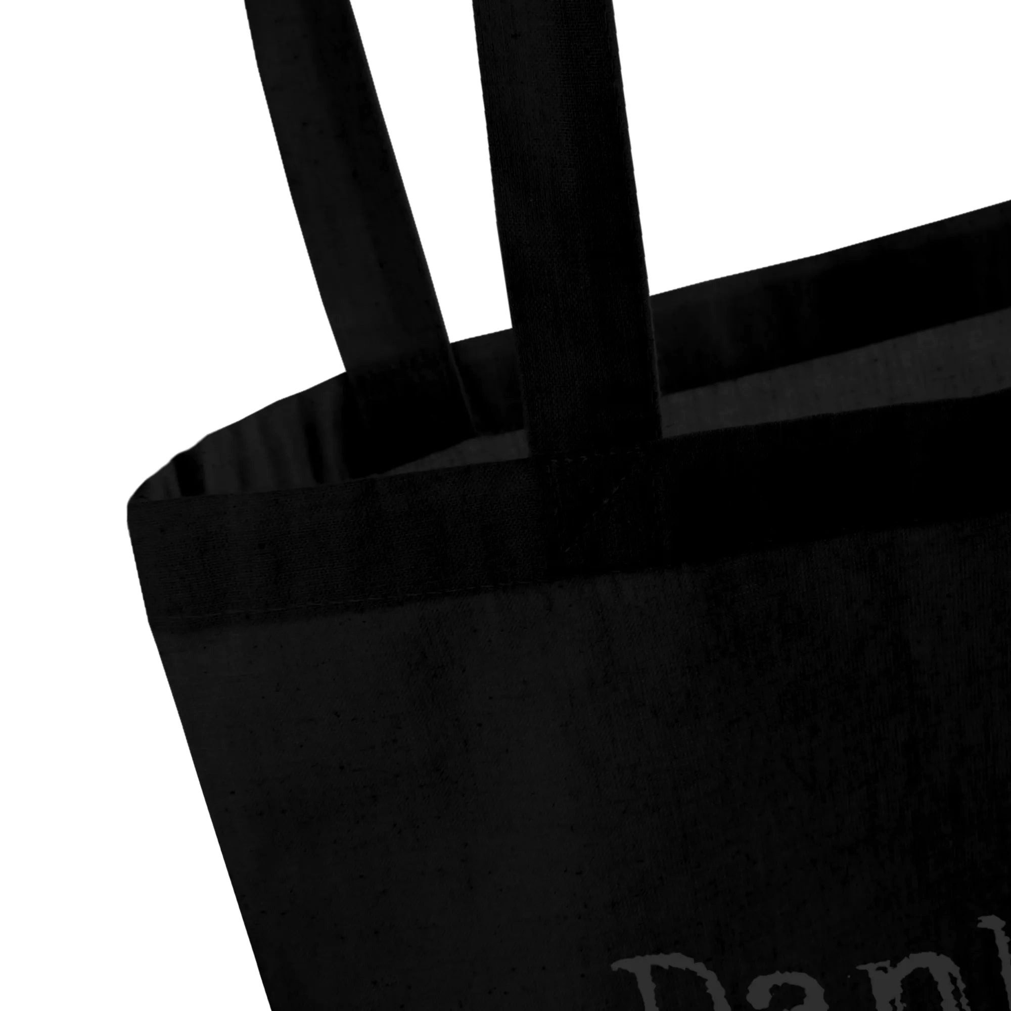 Mr. & Mrs. Panda Tragetasche Spruch Dank an Hundesitter - Schwarz - Geschenk, eschön, Jutetasche, (Packung, 1-tlg., Hundesitter), Fröhliches Design