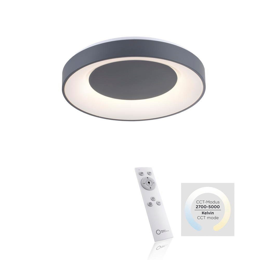 LED Deckenbeleuchtung, Leuchtmittel 30W verbaut, Deckenlampe, warmweiss, LED keine Anika Deckenleuchte click-licht Anthrazit Deckenlicht Angabe, enthalten: Ja, LED, in 3200lm, Deckenleuchte fest Weiß und