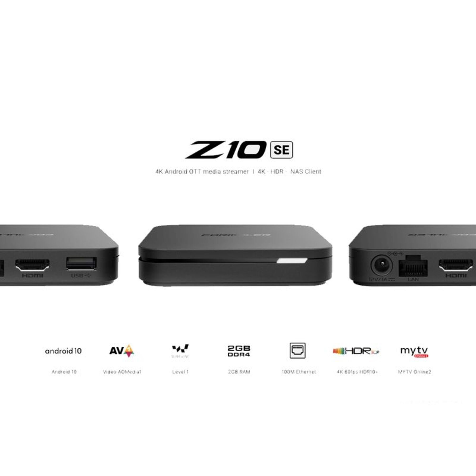 FORMULER Streaming-Box Z10 SE 4K Android 10 OTT Medien-Streamer 2GB RAM 4GB Flash und WLAN