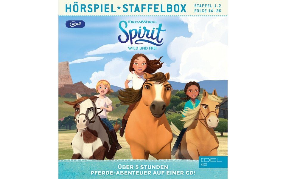 Hörspiel-CD Spirit, wild und frei - Staffelbox. Box.1.2, 1 MP3-CD