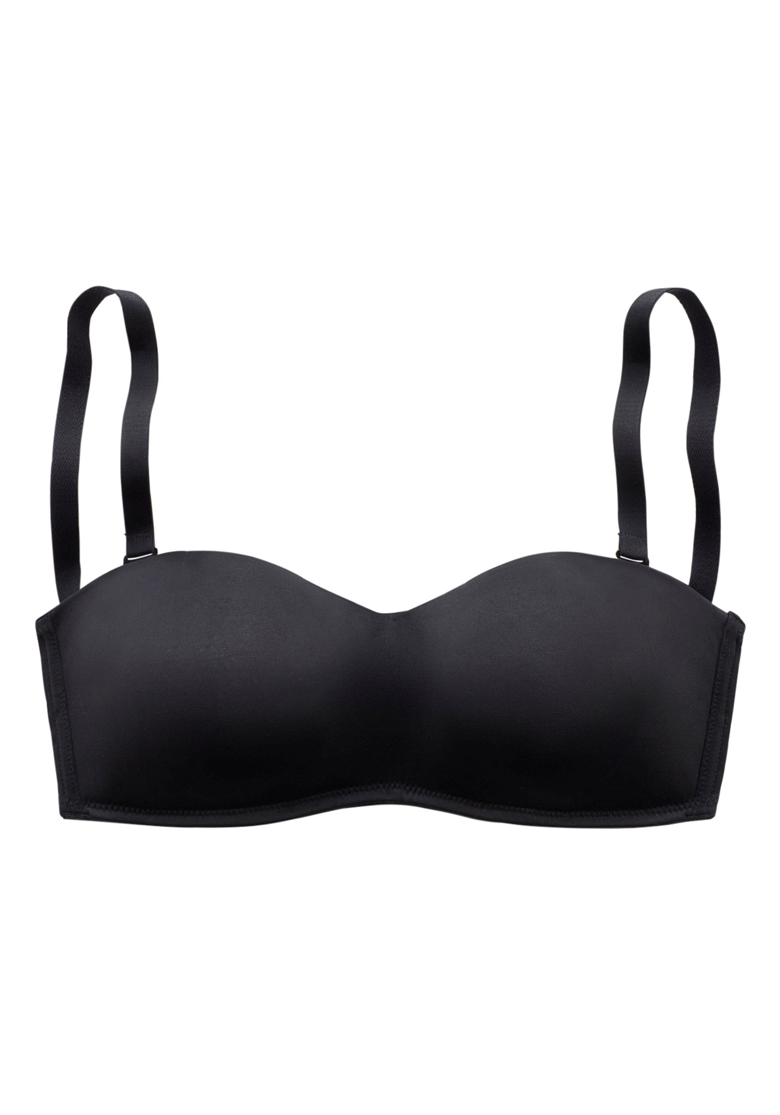 LASCANA T-Shirt-BH ohne Schale mit abnehmbaren Trägern, Basic Dessous