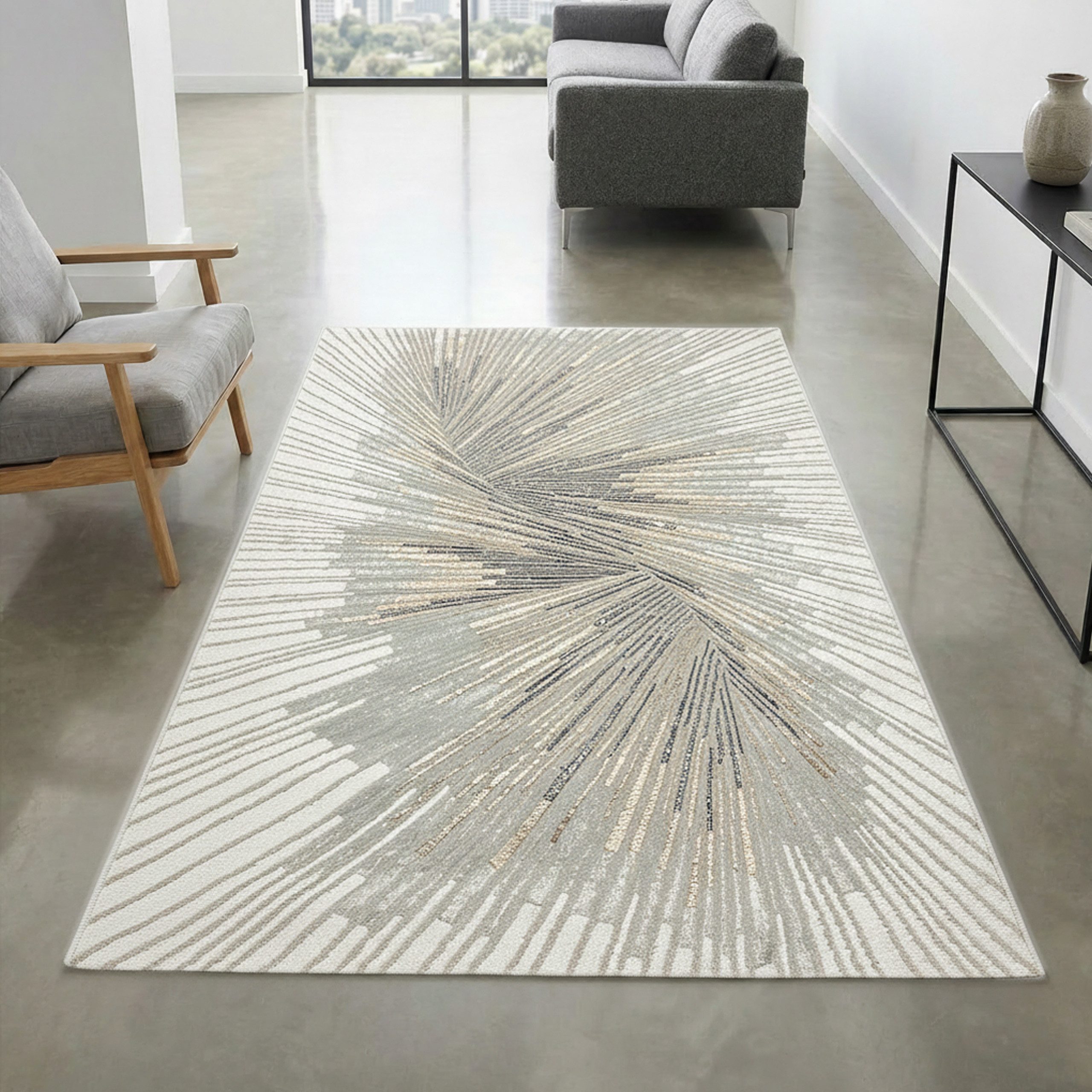 Carpetia Designteppich Dekorative Muster, rechteckig, Höhe: 8 mm, pflegeleicht, weich