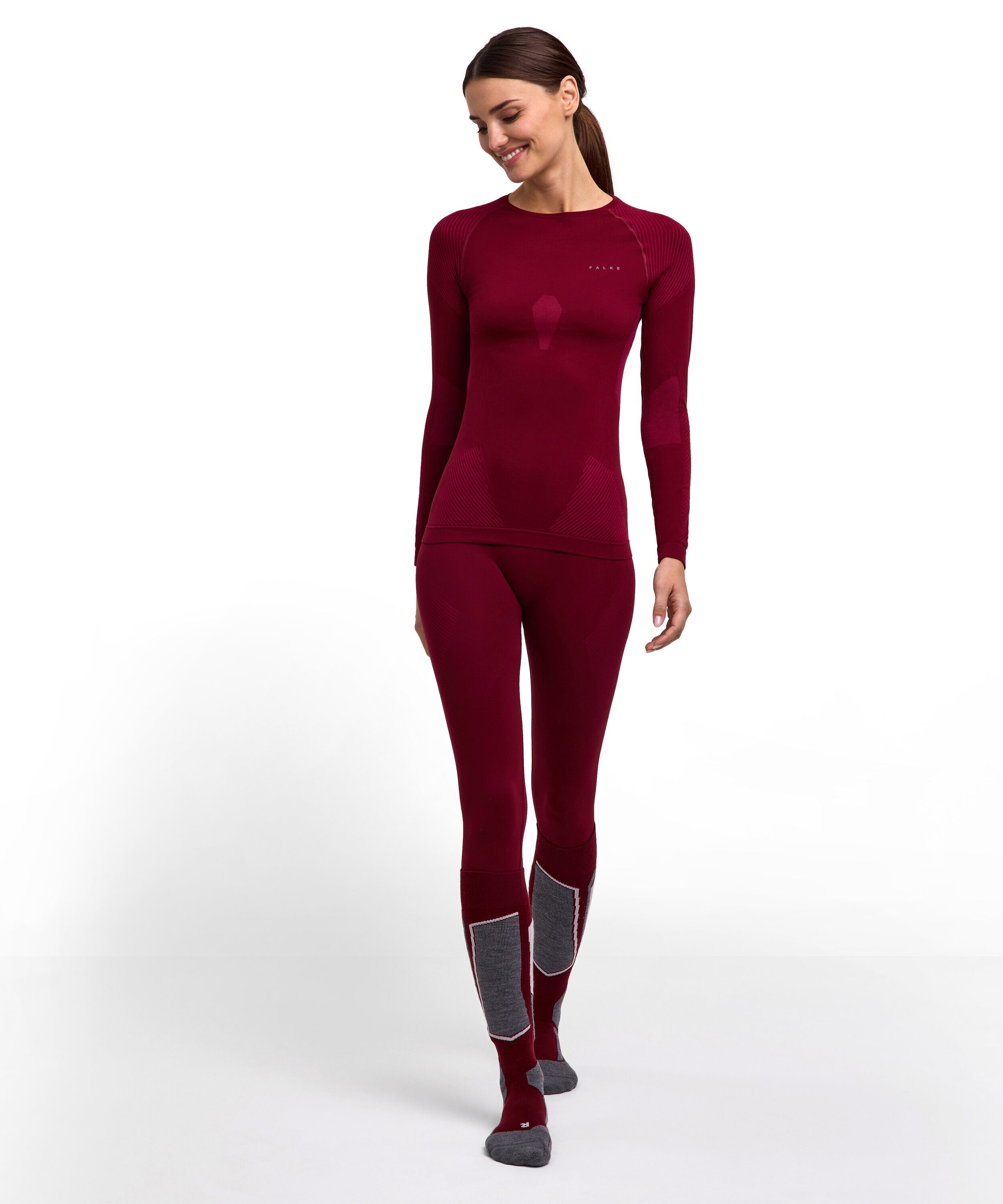 FALKE Funktionsshirt FALKE Underwear - Langarmshirt Warm (1-tlg., 1) thermoregulierend für warme bis kalte Temperaturen