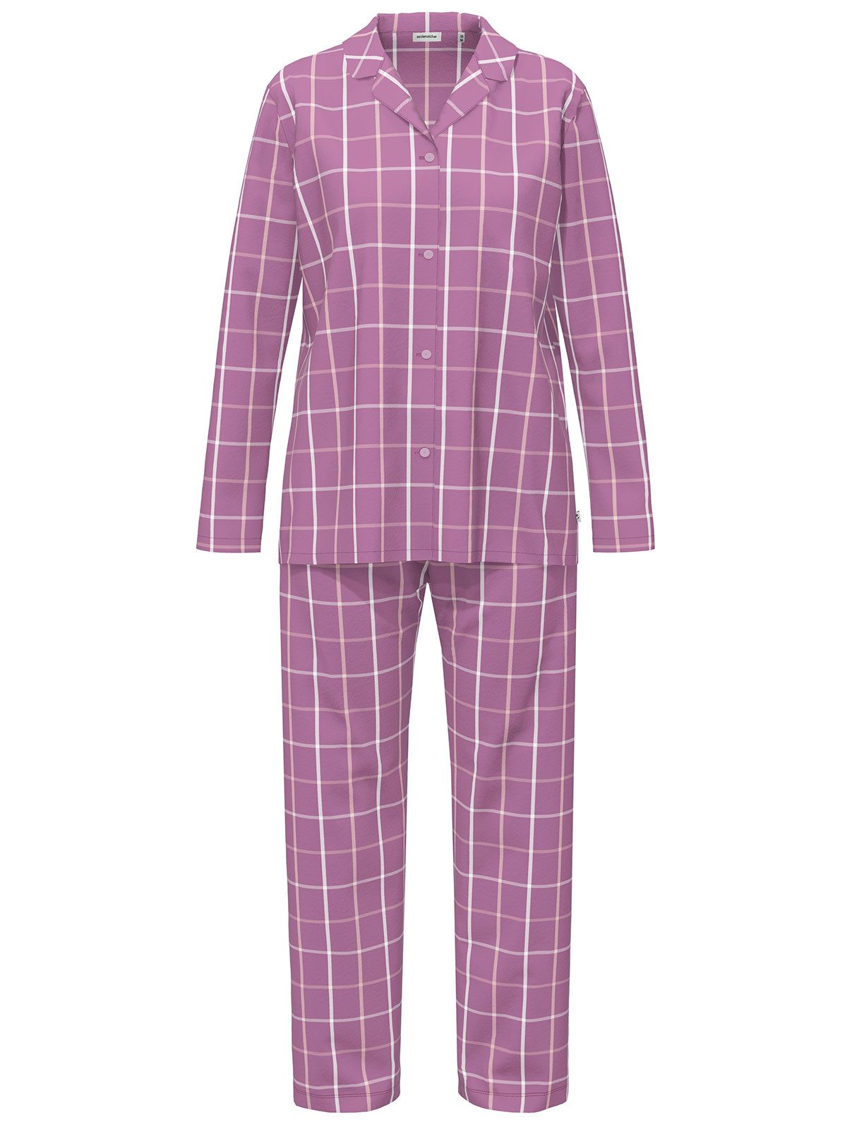 Seidensticker schwarze Rose Pyjama Damen Pyjama lang (Stück, 1 tlg)