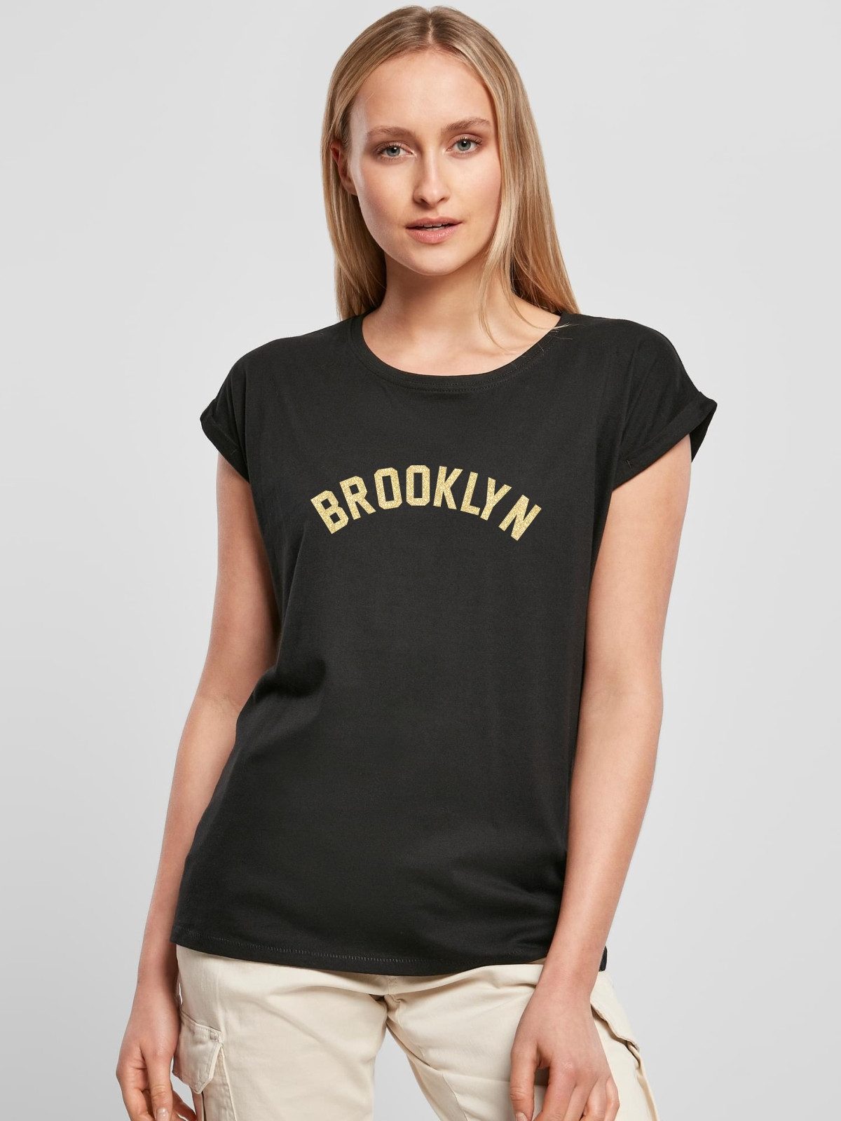 Be Famous Print-Shirt Classic Roll Up BROOKLYN (1-tlg., keine) günstig online kaufen