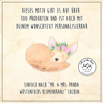 Mr. & Mrs. Panda Hundefliege Wüstenfuchs Blumen - Weiß - Geschenk, Afrika, Halstuch, Tuch, Hundeha, Polyester