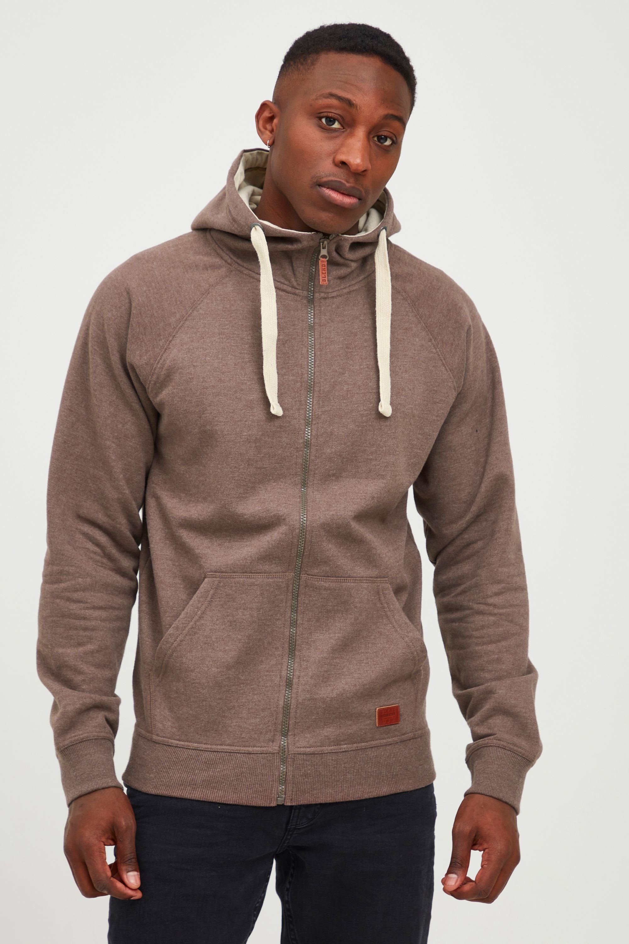 Blend Kapuzensweatjacke BHSpeedy Stilvolle Kapuzensweatjacke mit hochabschließendem Kragen