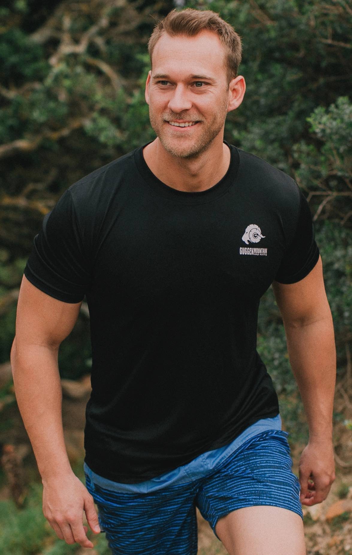 GUGGEN Mountain Funktionsshirt Funktionsshirt Herren Sportshirt T-Shirt Kur günstig online kaufen