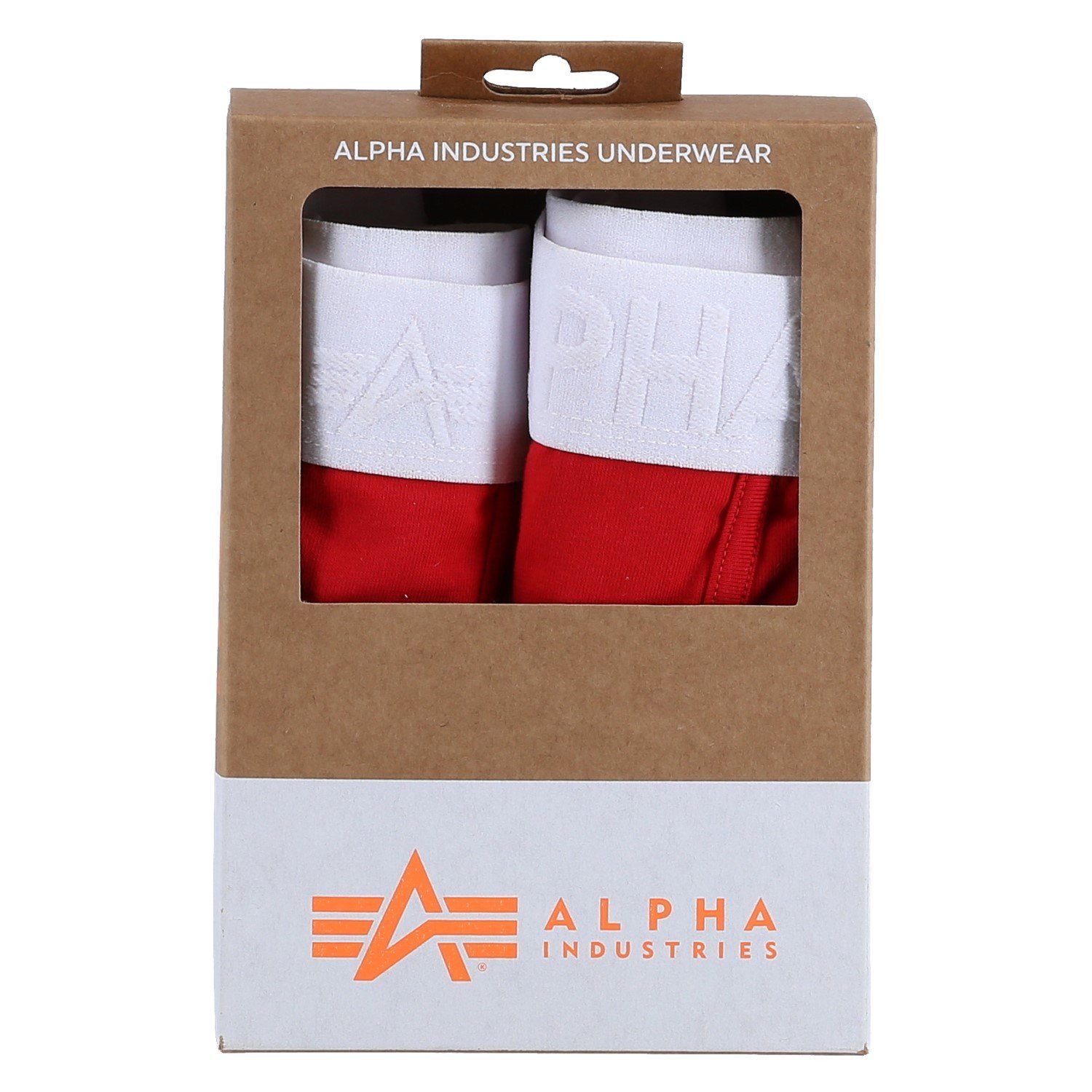 Alpha Industries Boxershorts Al Tape rot Herren - 2er Pack