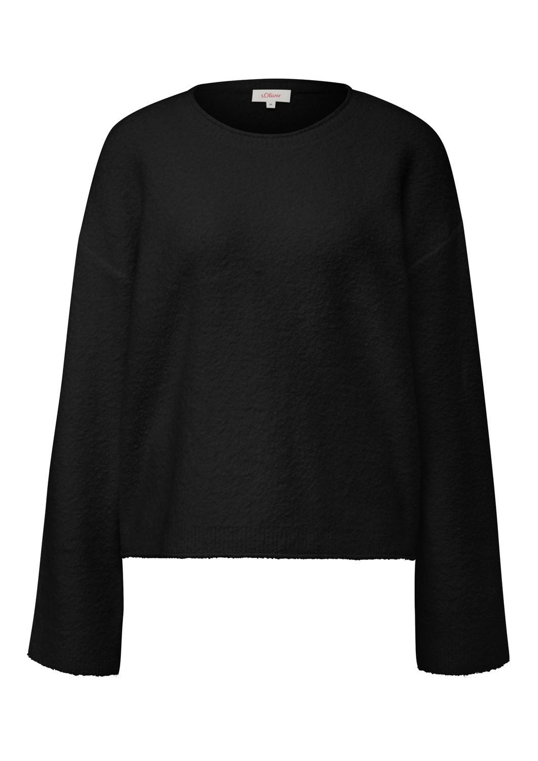 s.Oliver Rundhalspullover Basic (1-tlg) Strickpullover aus Viskosemix günstig online kaufen