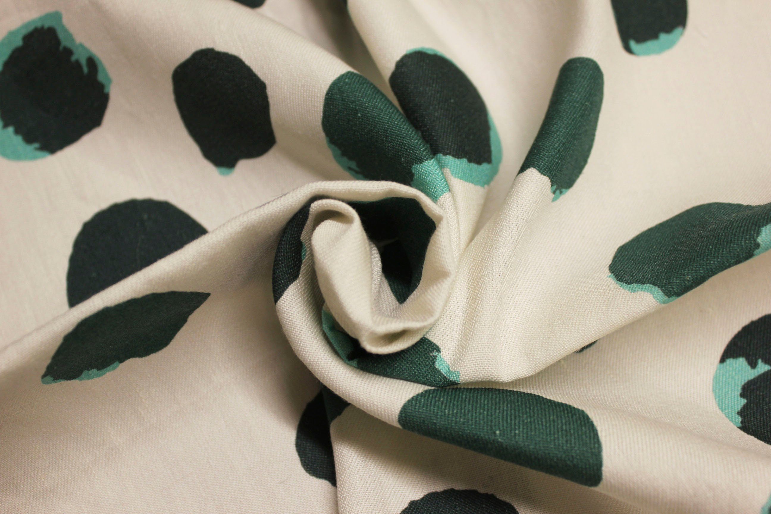 Adam Tischdecke Dots (1-tlg), aus Leinen und Bio-Baumwolle