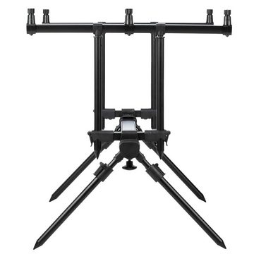 Zite Aluminium Rutenständer 3 Ruten mit Tasche zum Karpfenangeln Rod Pod Rutenhalter