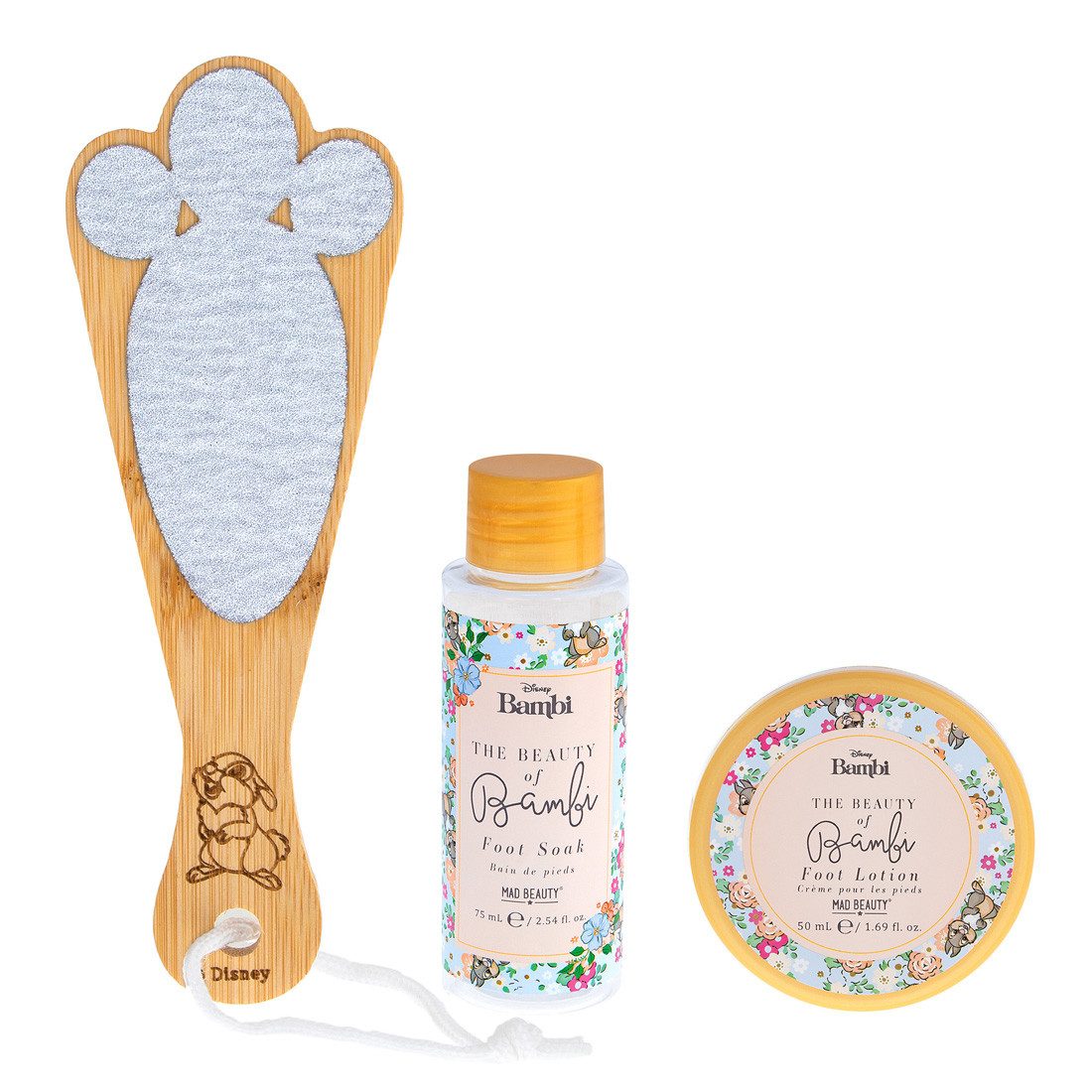 Disney Maniküre-Pediküre-Set Bambi Pediküre Geschenkset, inkl. Fußfeile, Fußlotion, Fußbad Rituals