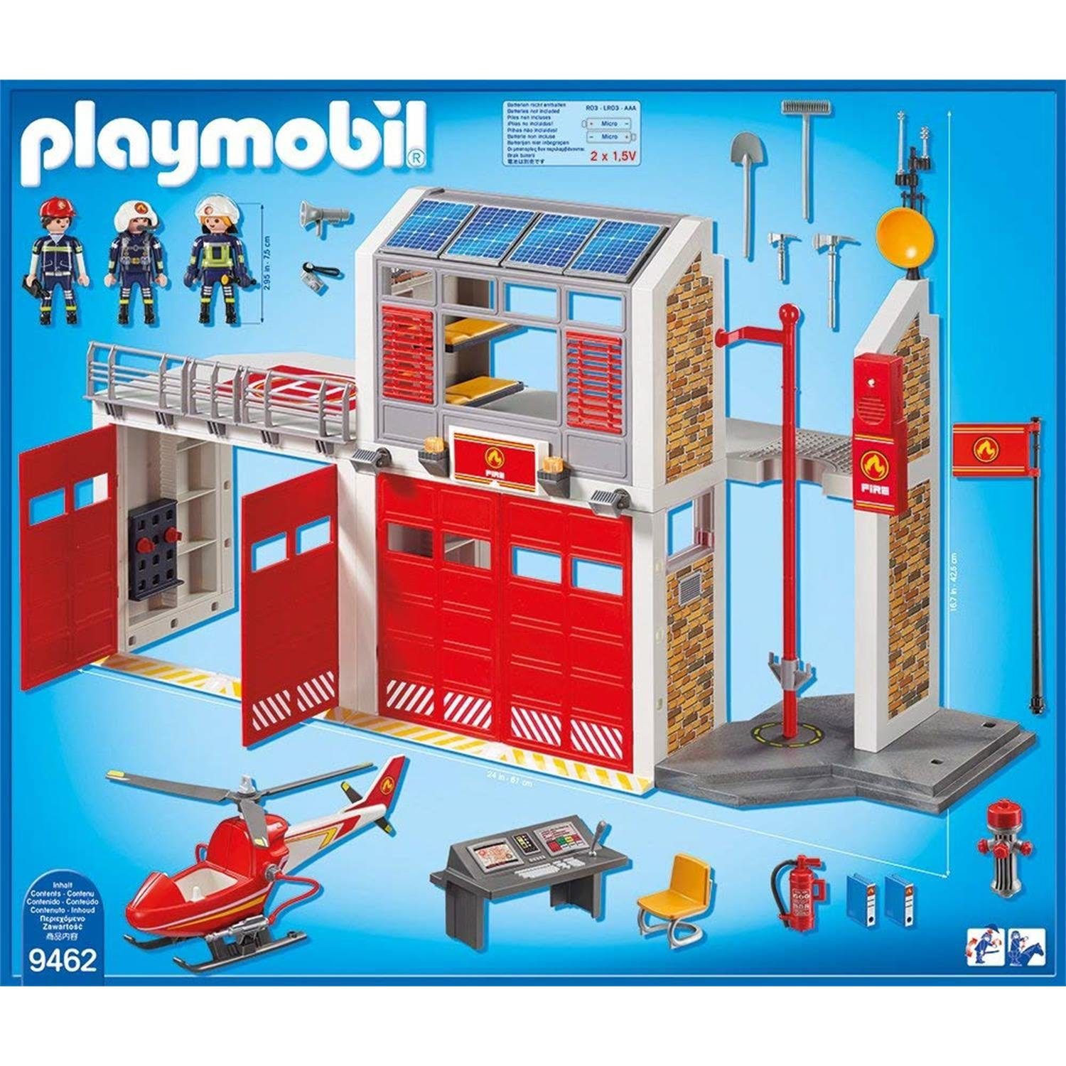 Playmobil® 9462 Große Feuerwache Konstruktions-Spielset – Bild 2 von 5