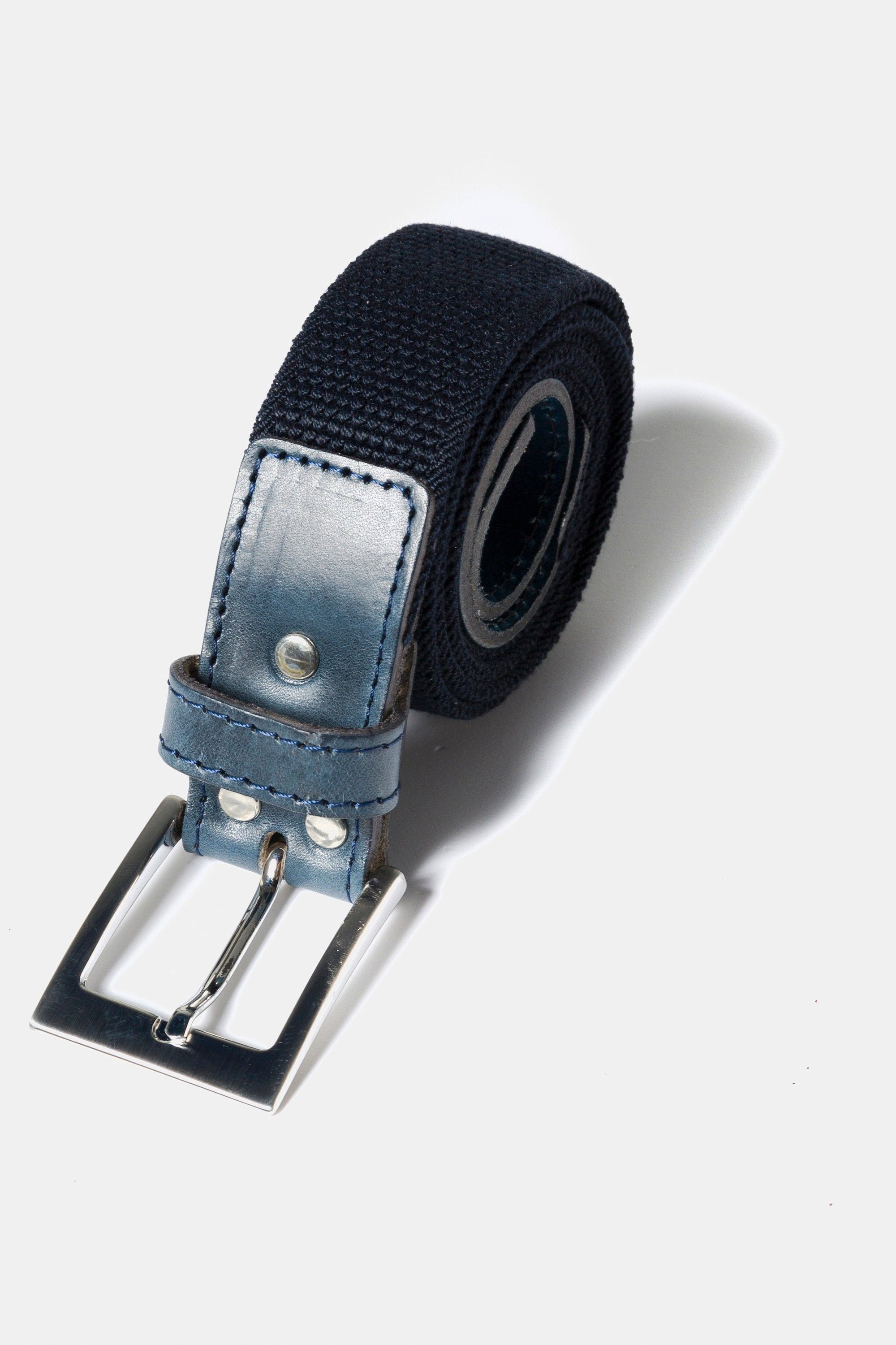 Stoffband-Gürtel Hüftgürtel JP1880 Stretch-Komfort marine dunkel