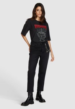 MARC AUREL Mom-Jeans aus Comfort Black Denim