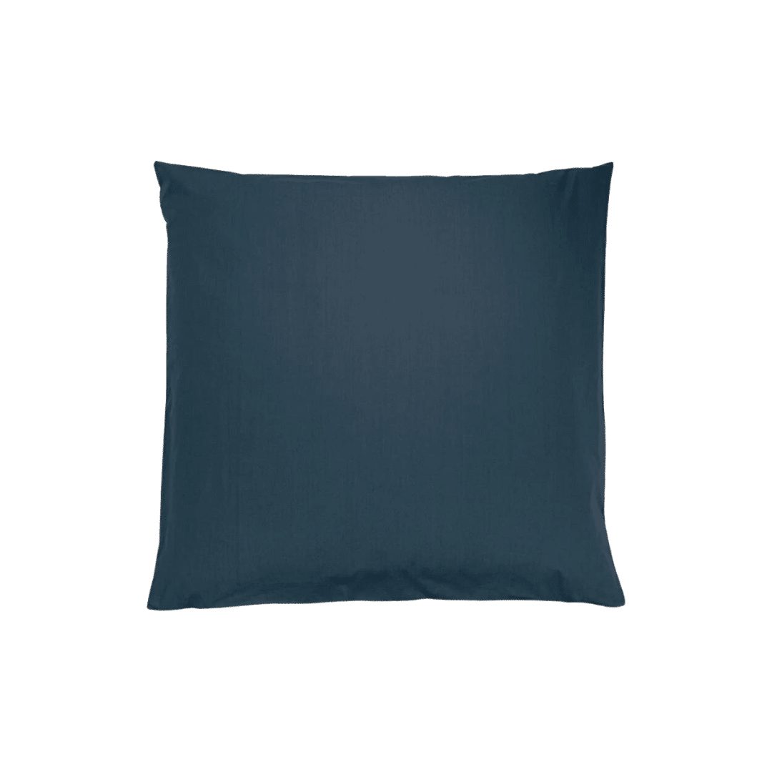 mary rose Kissenbezug Bio Kissenbezug Soft Perkal Dunkelblau 80x80 cm