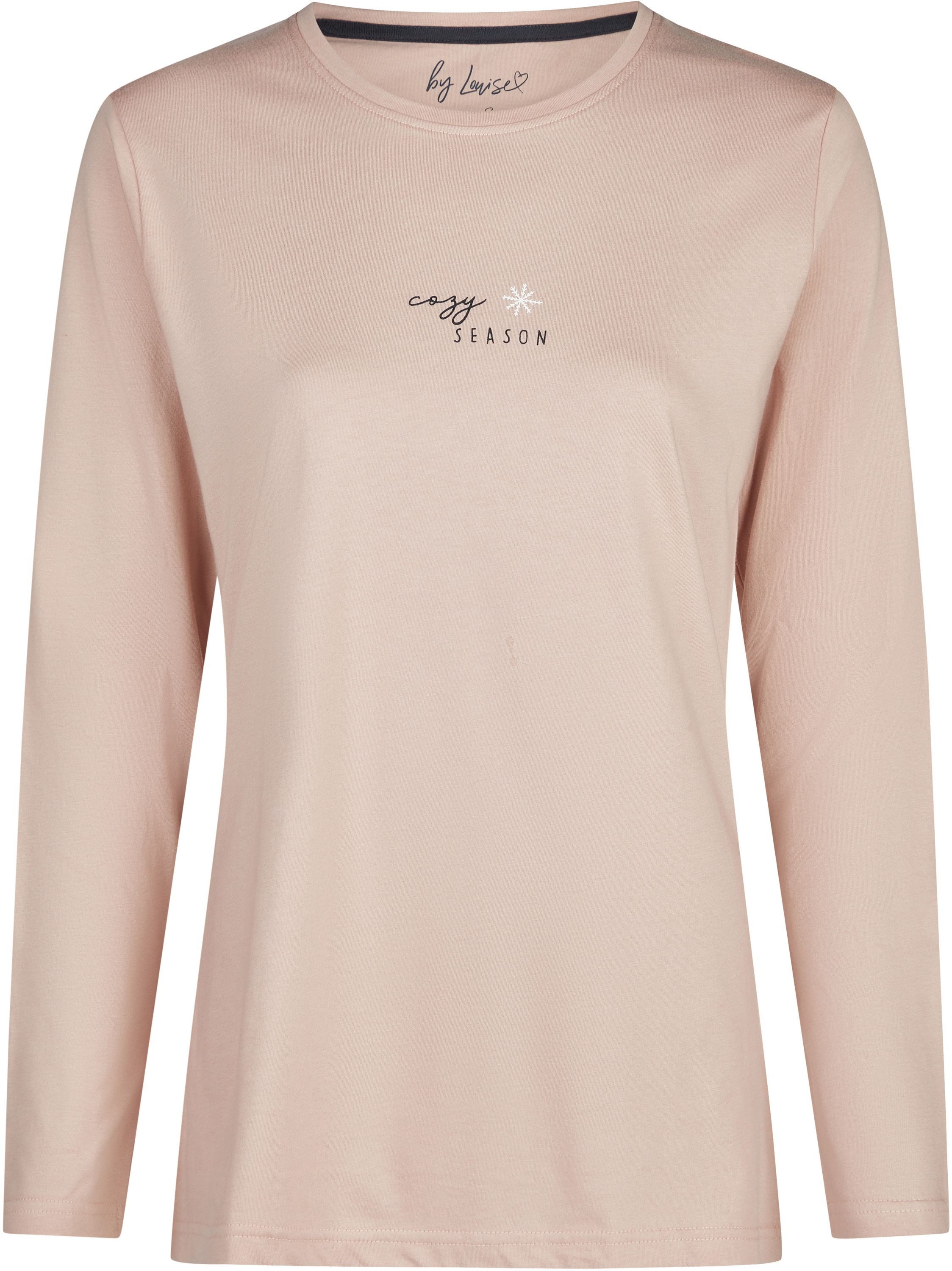 By Louise Schlafanzug by Louise Damen Pyjama mit Kuschelsocken Nachtwäsche günstig online kaufen