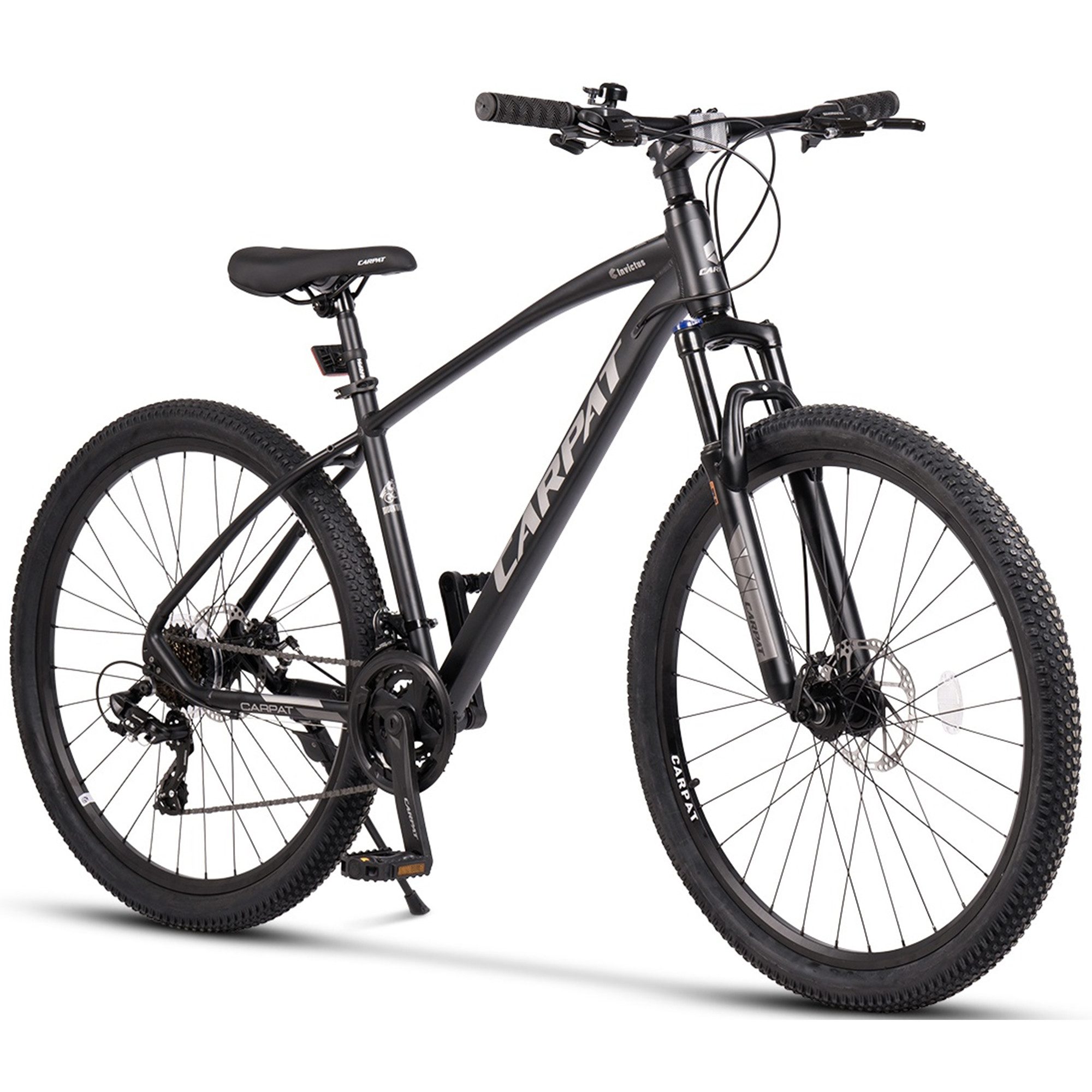 CARPAT SPORT Mountainbike 27,5 29 Zoll MTB Fahrrad für Herren Damen, 21 Gang Shimano TZ Tourney Schaltwerk, Kettenschaltung, (Aluminium Rahmen, Mechanische Scheibenbremse), Hardtail Fahrrad