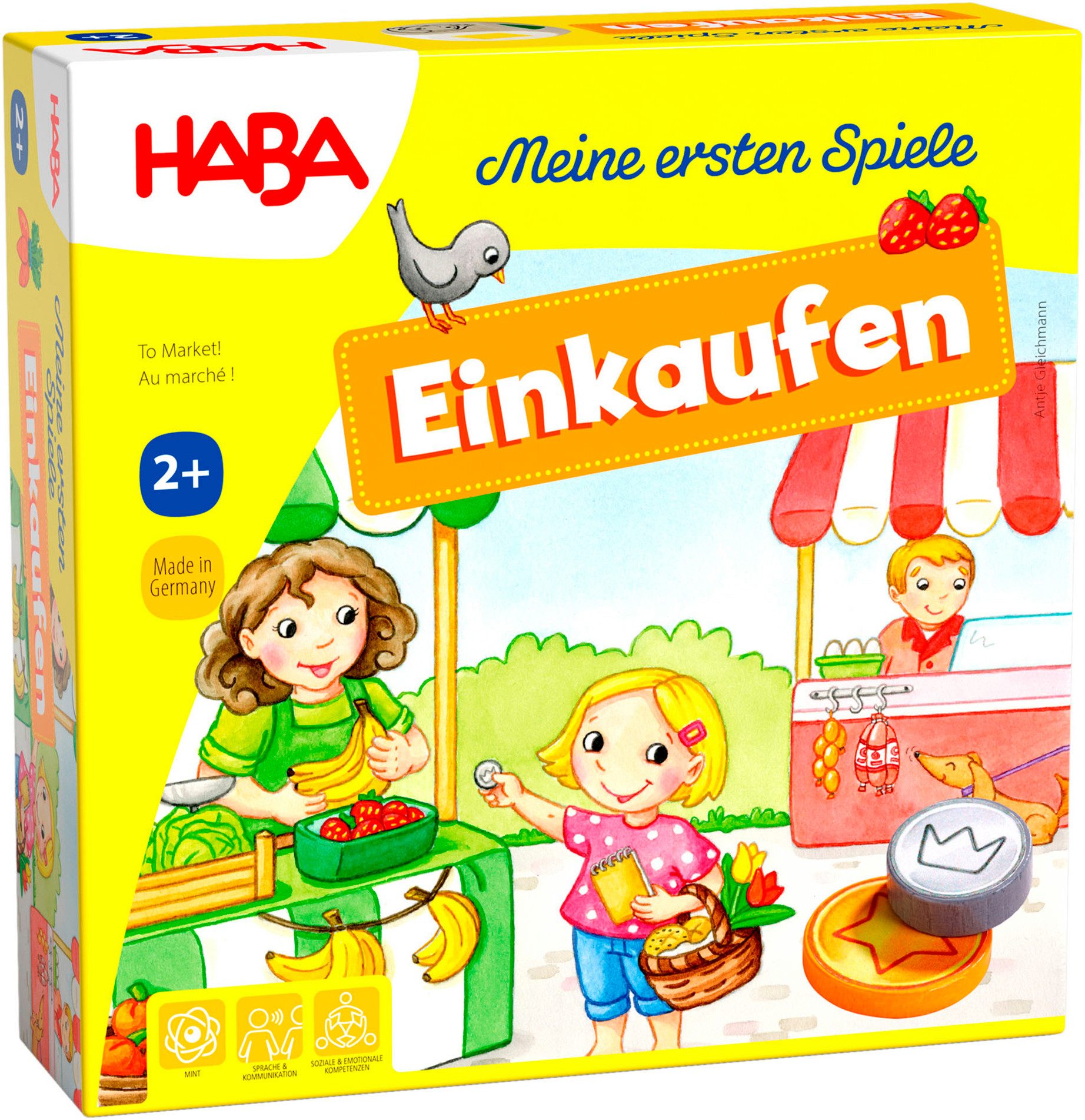 Haba Spiel Meine ersten Spiele - Einkaufen, Würfelspiel, Made in Germany