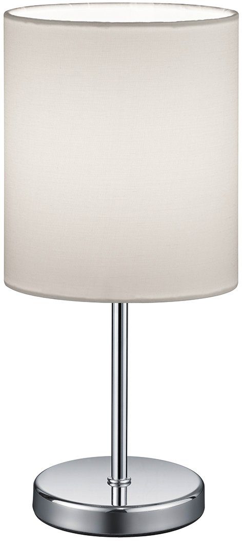 Reality Leuchten Schreibtischlampe Jerry, E14 Tischleuchte exkl. Leuchtmittel, mit Stoffschirm u. Schnurschalter