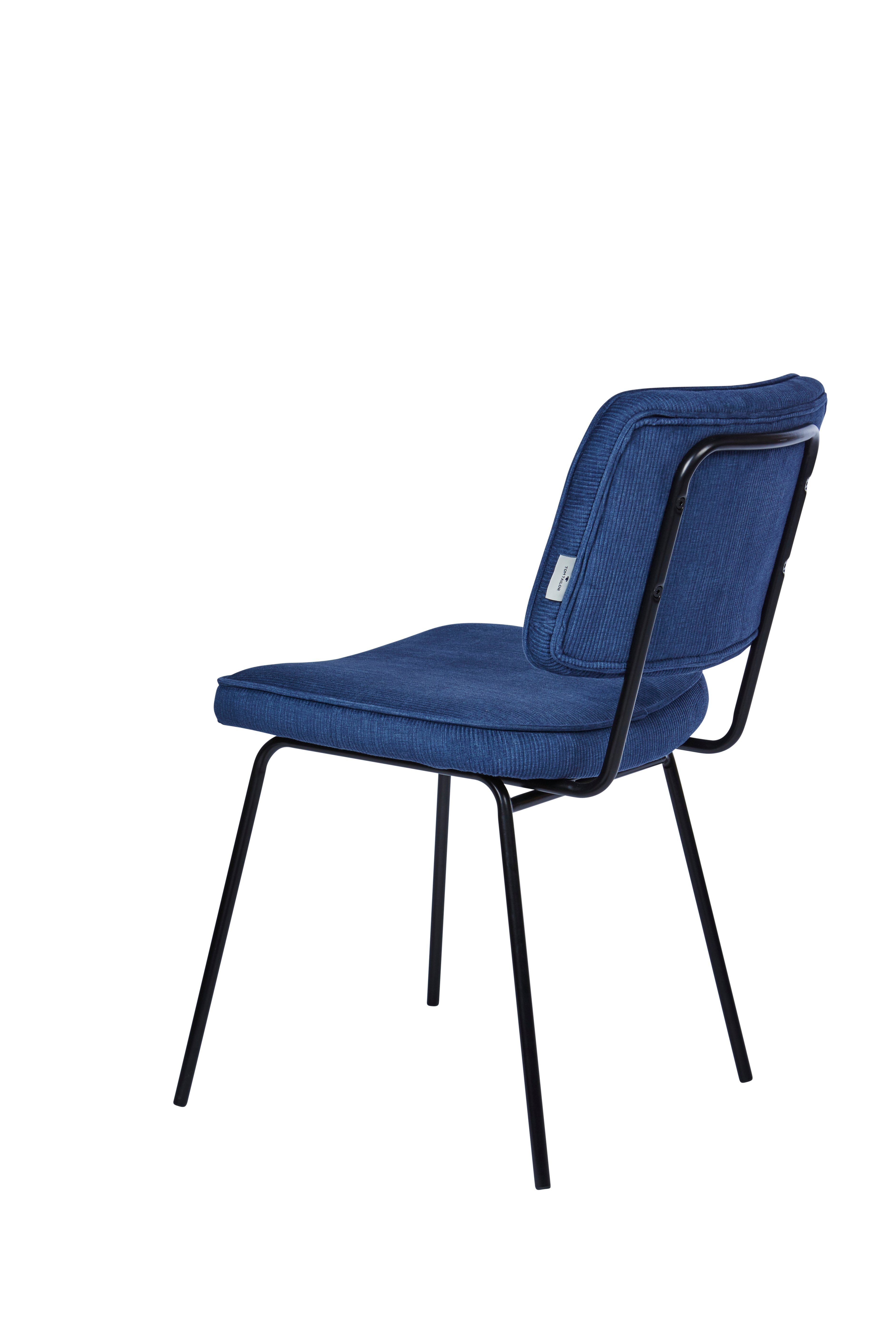 HOME OF COLORS Esszimmerstuhl TUBE CHAIR Stuhl im Retrolook - weicher Cords günstig online kaufen