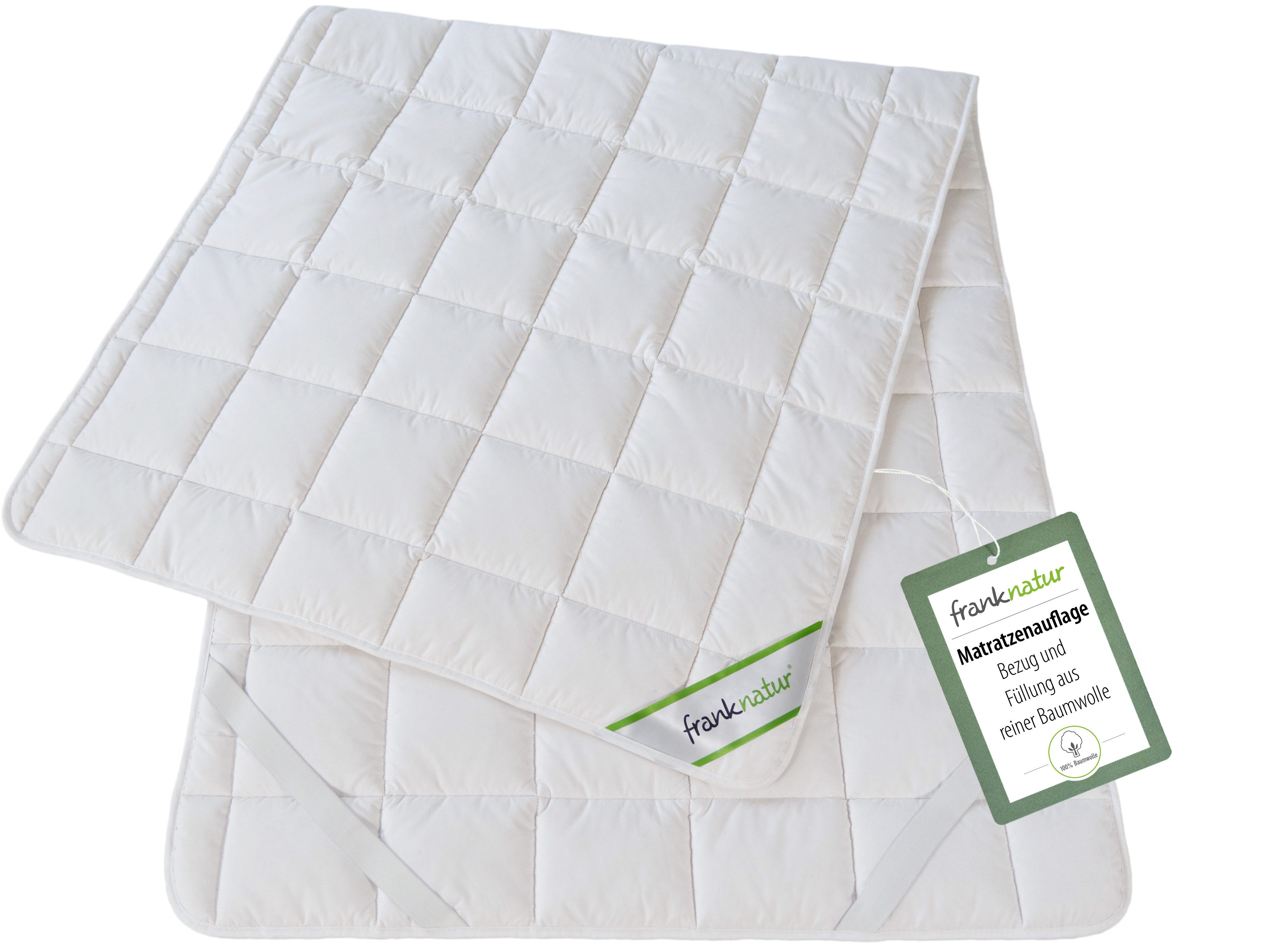 franknatur, Topper Unterbett Baumwolle, Baumwolle, Auflage günstig online kaufen