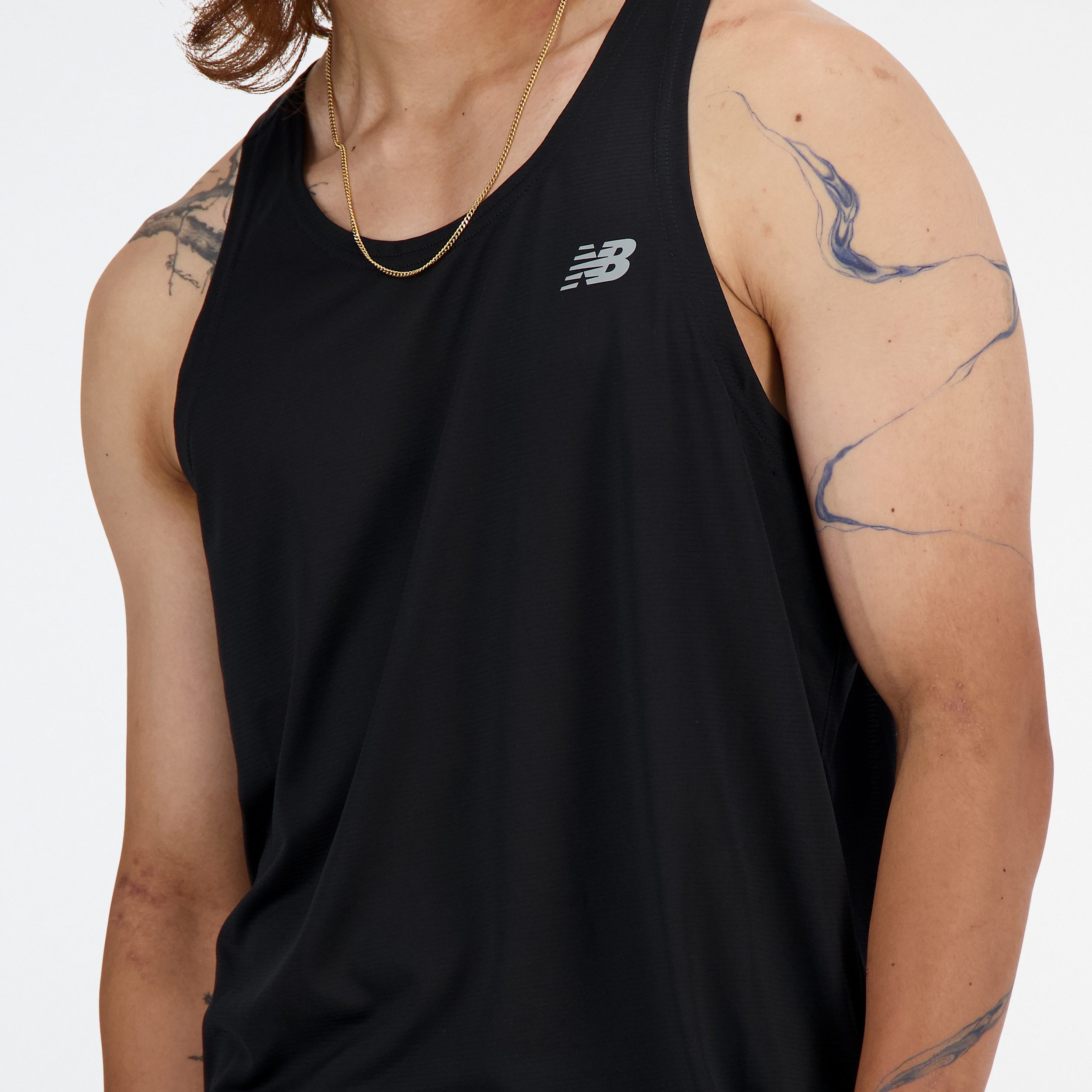 New Balance Lauftop Sport Essentials Singlet mit Label