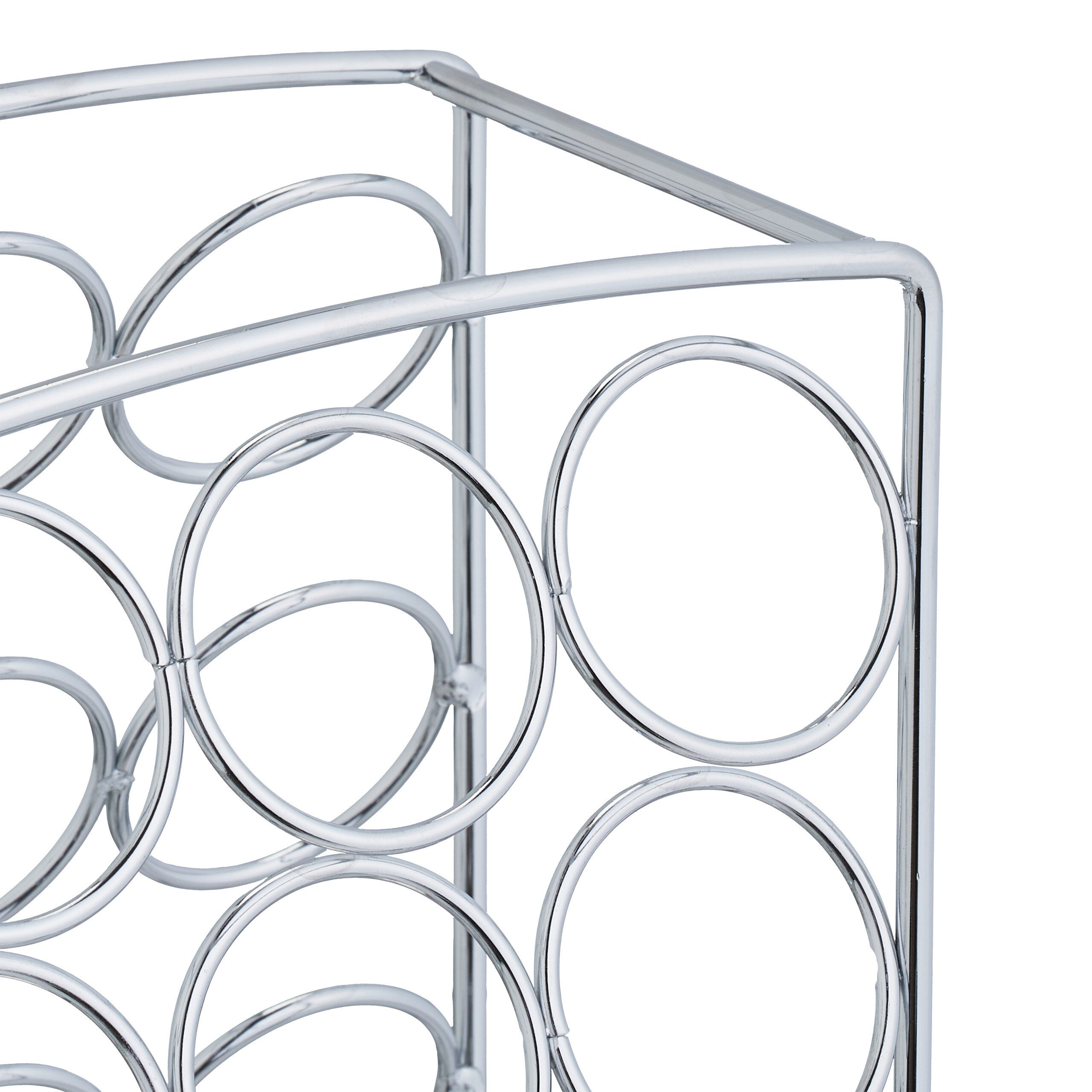 relaxdays Kapselhalter für 30 K Cups, silber