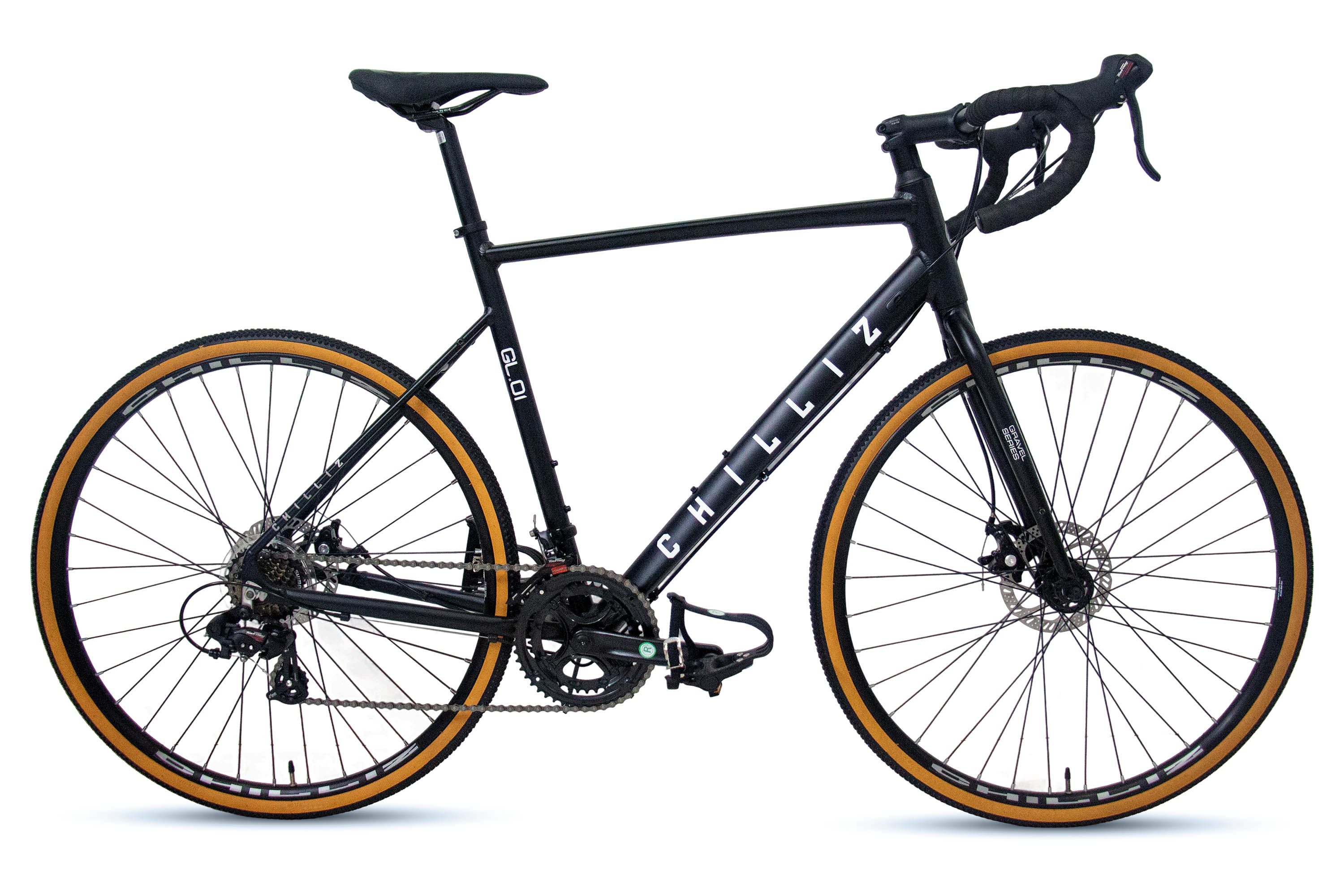 CHILLIZ Gravelbike GL.01, 14 Gang Shimano Tourney Schaltwerk, Kettenschaltung