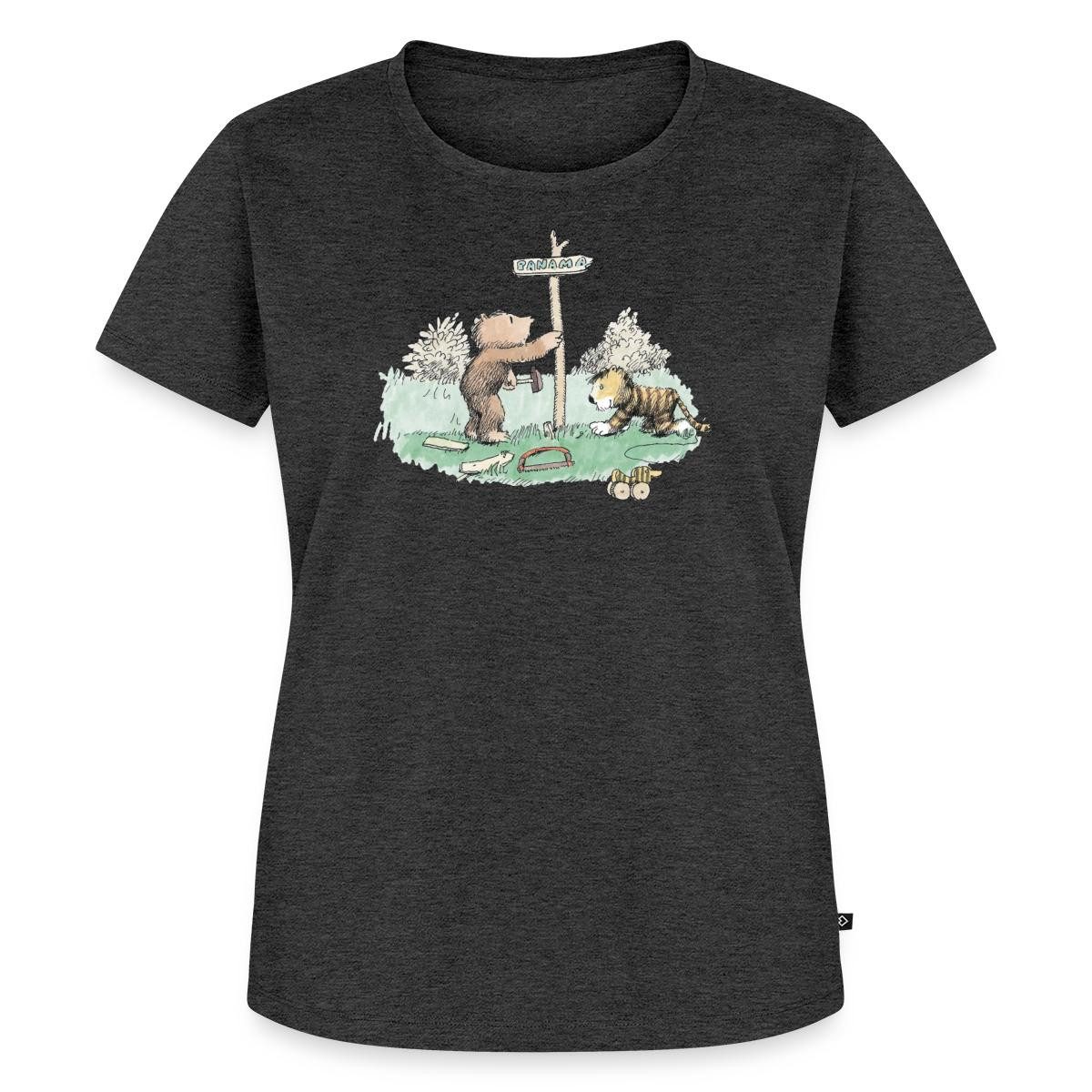 T-Shirt Janosch Tiger und Bär Panama Schild Frauen Premium T-Shirt