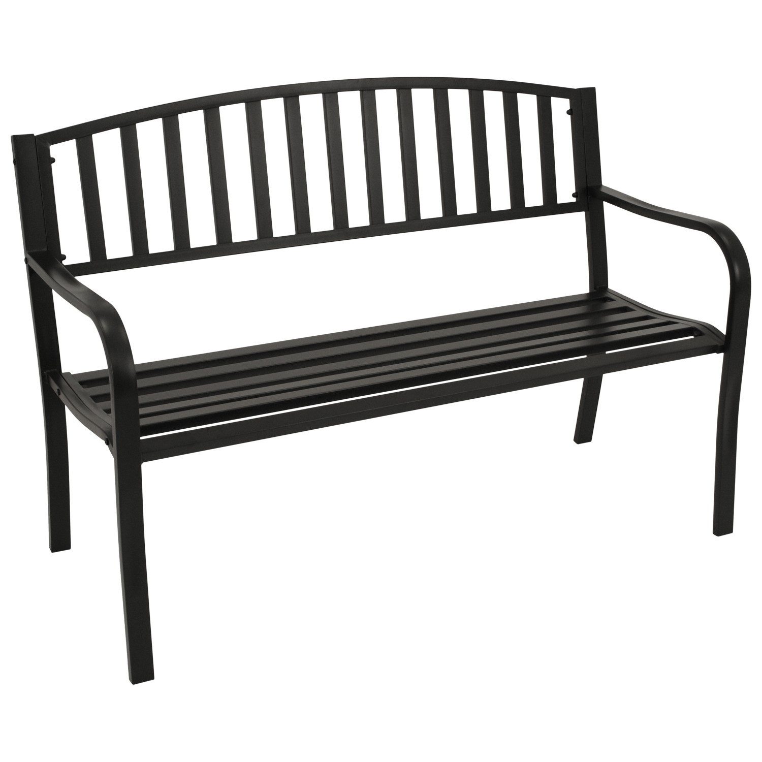 DEGAMO Gartenbank NEWPORT, 2-sitzer, Metall schwarz günstig online kaufen