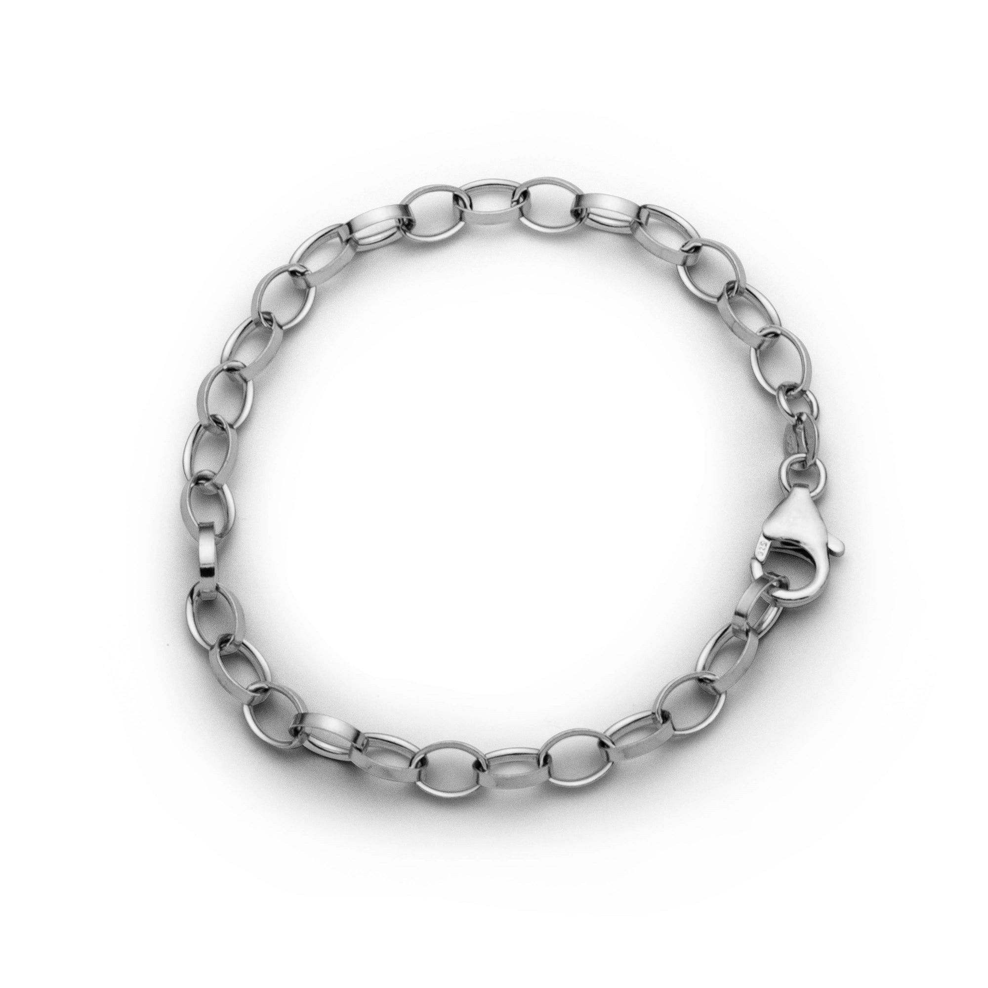 DUR Armband DUR Schmuck: Armband "Erbs oval" 925er Sterling-Silber A1570
