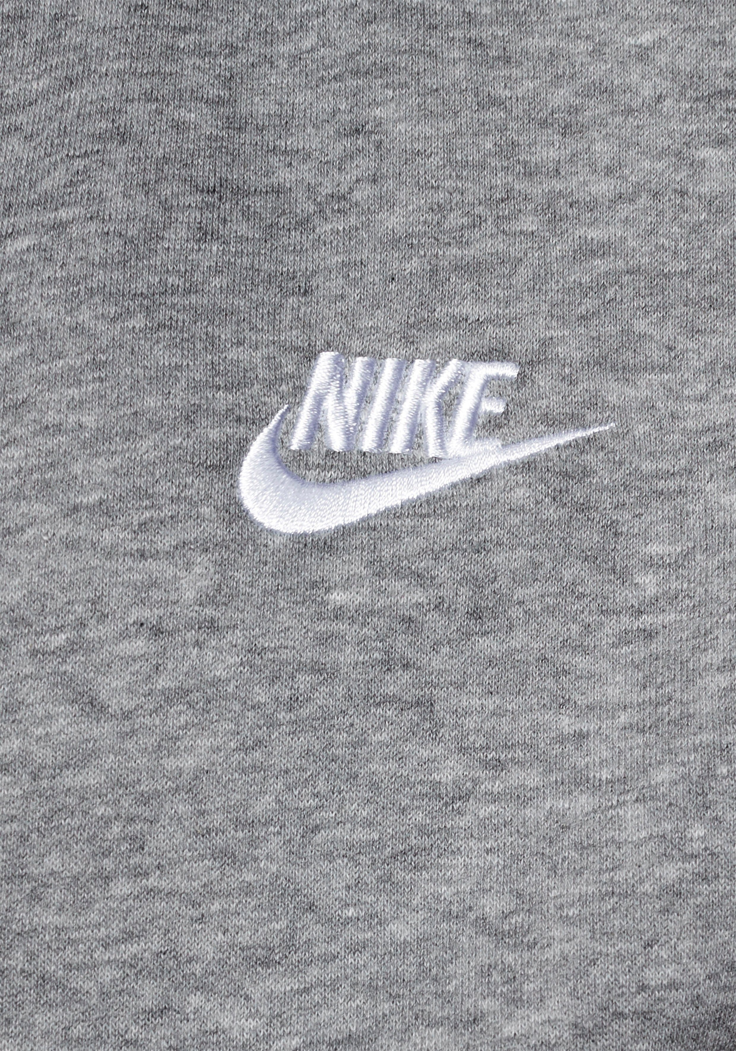 Nike Sportswear Sweatjacke Club Fleece grau Full-Zip Hoodie Men's
