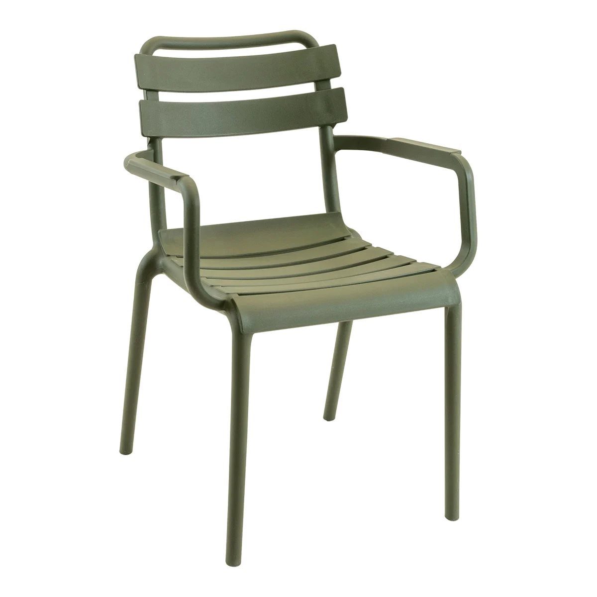 Lesli Living Gartenstuhl 4 Stück Stapelstuhl Gartenstuhl TORVI grün Kunstst günstig online kaufen