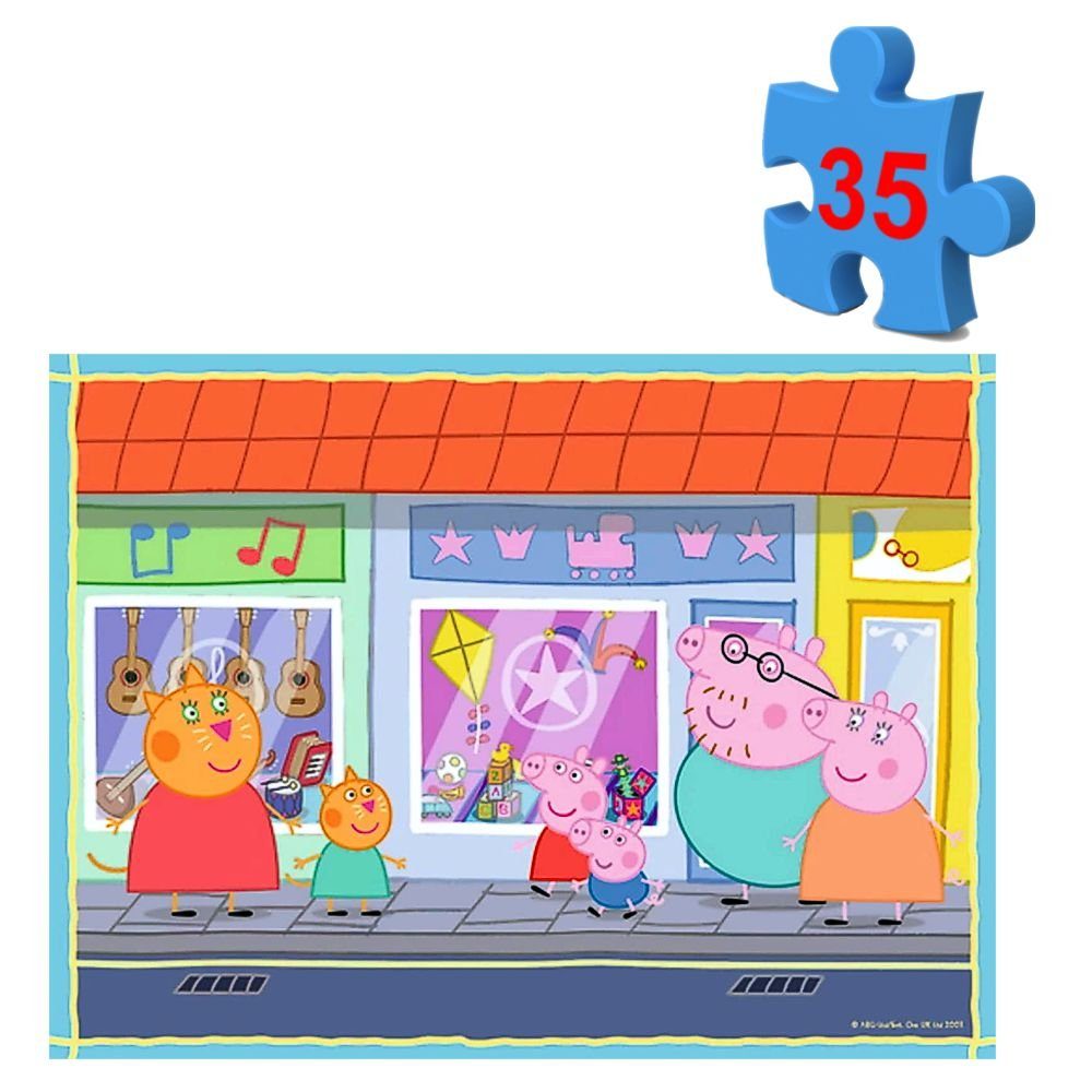 Wutz 2 48 Spiel Peppa Puzzle und Puzzle, Pig Puzzleteile und Box Pig Peppa Memo Peppa Puzzle Memo