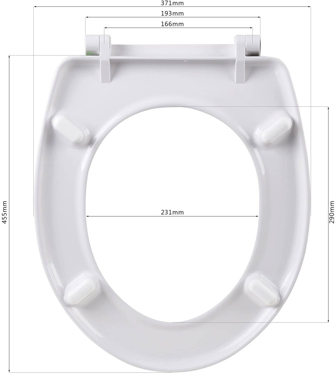 Wc sitz lochabstand 155