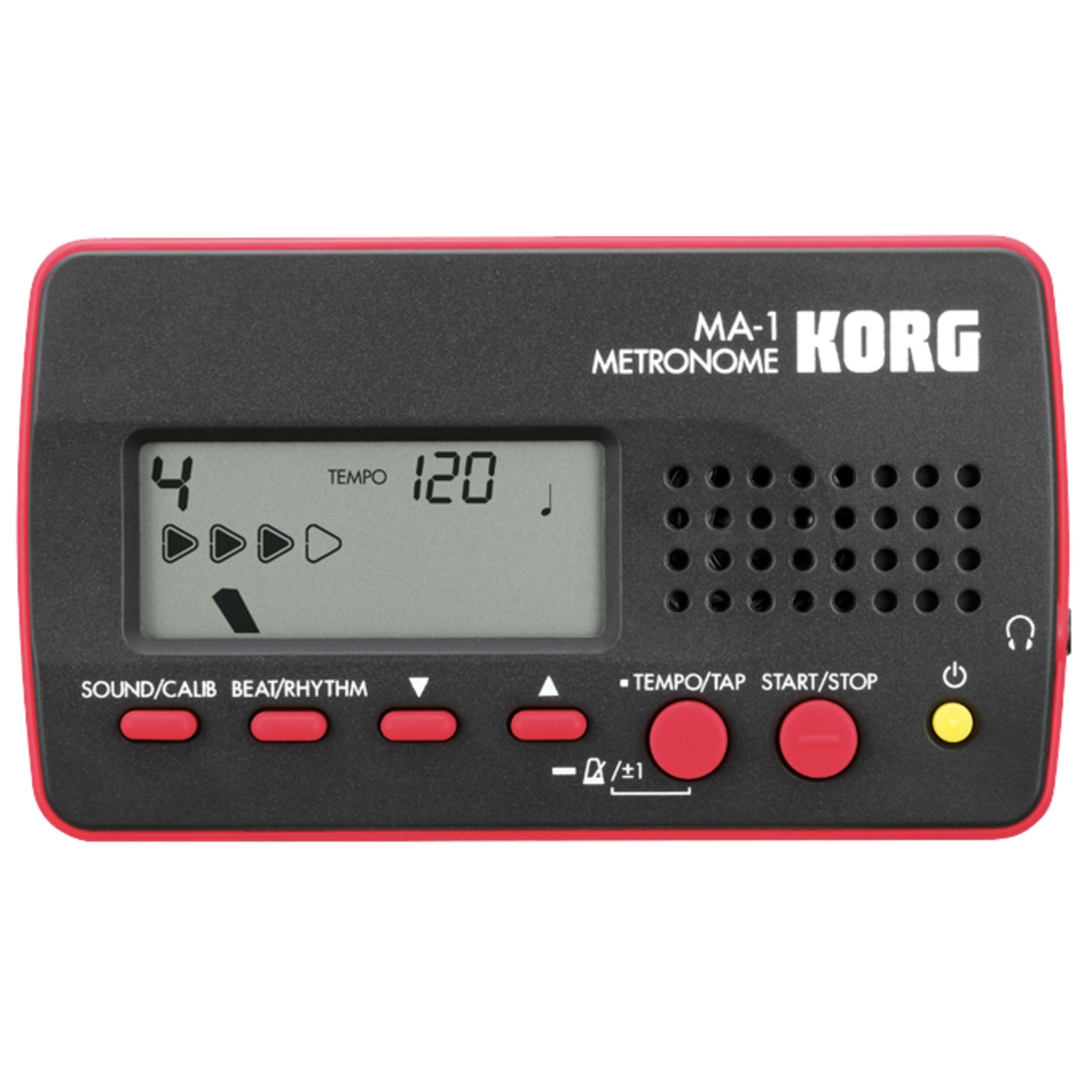 Metronom, MA1 SOLOMetronom rot Digital Metronom schwarz/rot