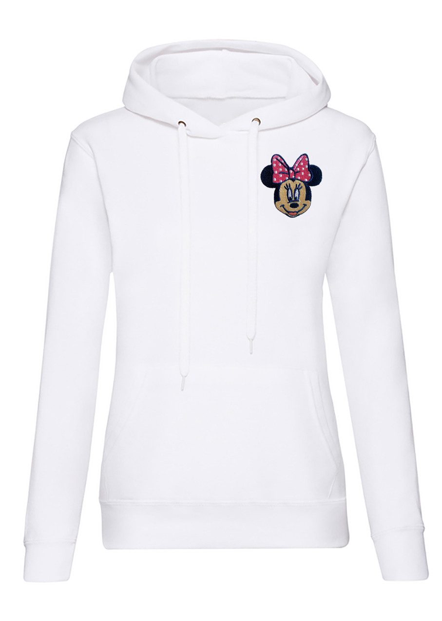 Blondie & Brownie Hoodie Minnie Mouse Hoodie Damen Disney Stickerei Retro Kapuzenpulli