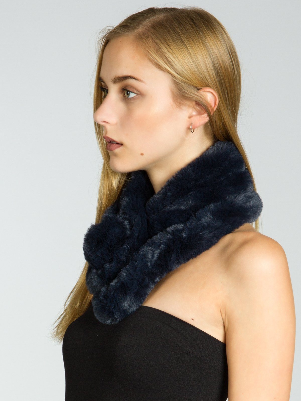 Caspar Modeschal SC478 Damen Kunstpelz Fell Schal Pelzkragen Fellkragen günstig online kaufen