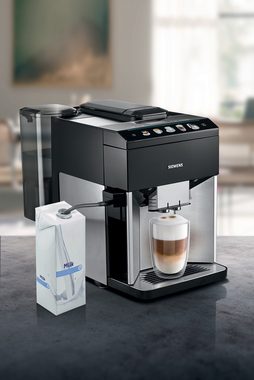 SIEMENS Milchschlauch-Adapter TZ50001, Zubehör für alle Kaffeevollautomaten der Reihe EQ.500, zur Nutzung externer Milchbehältnisse, spülmaschinengeeignet, schwarz