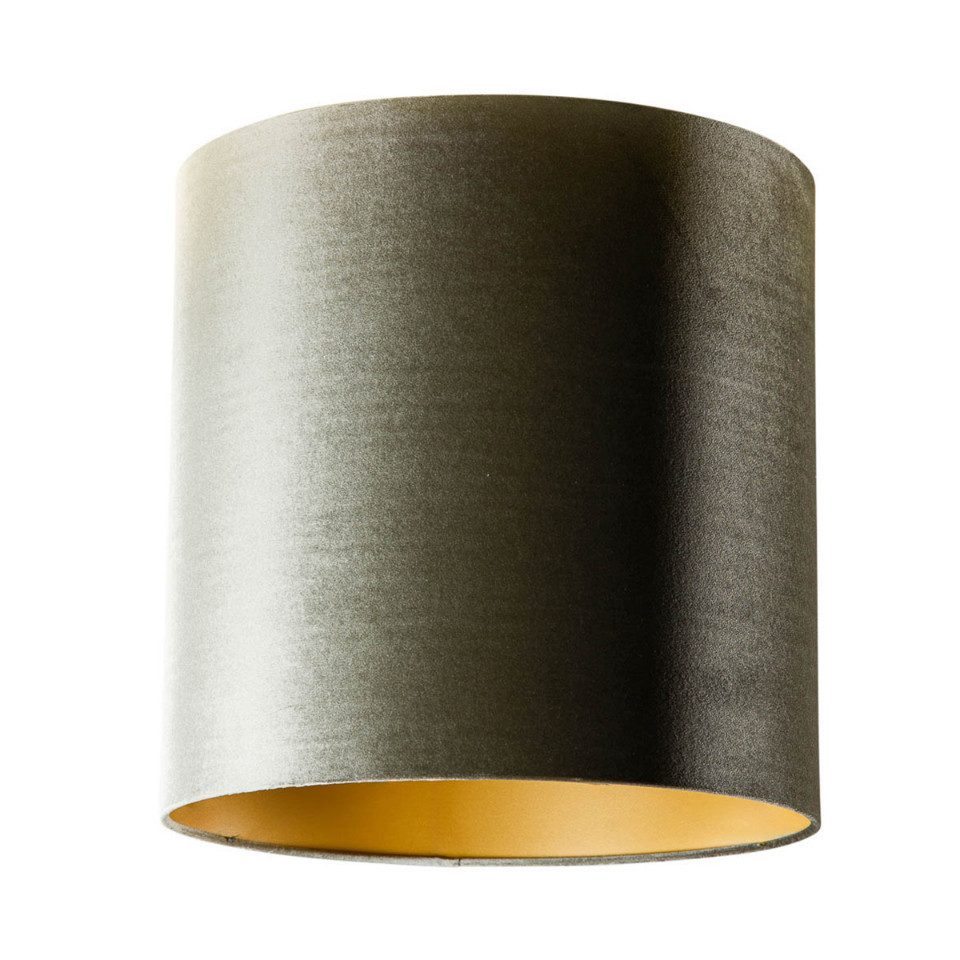 Qazqa Lampenschirm Cilinder velours