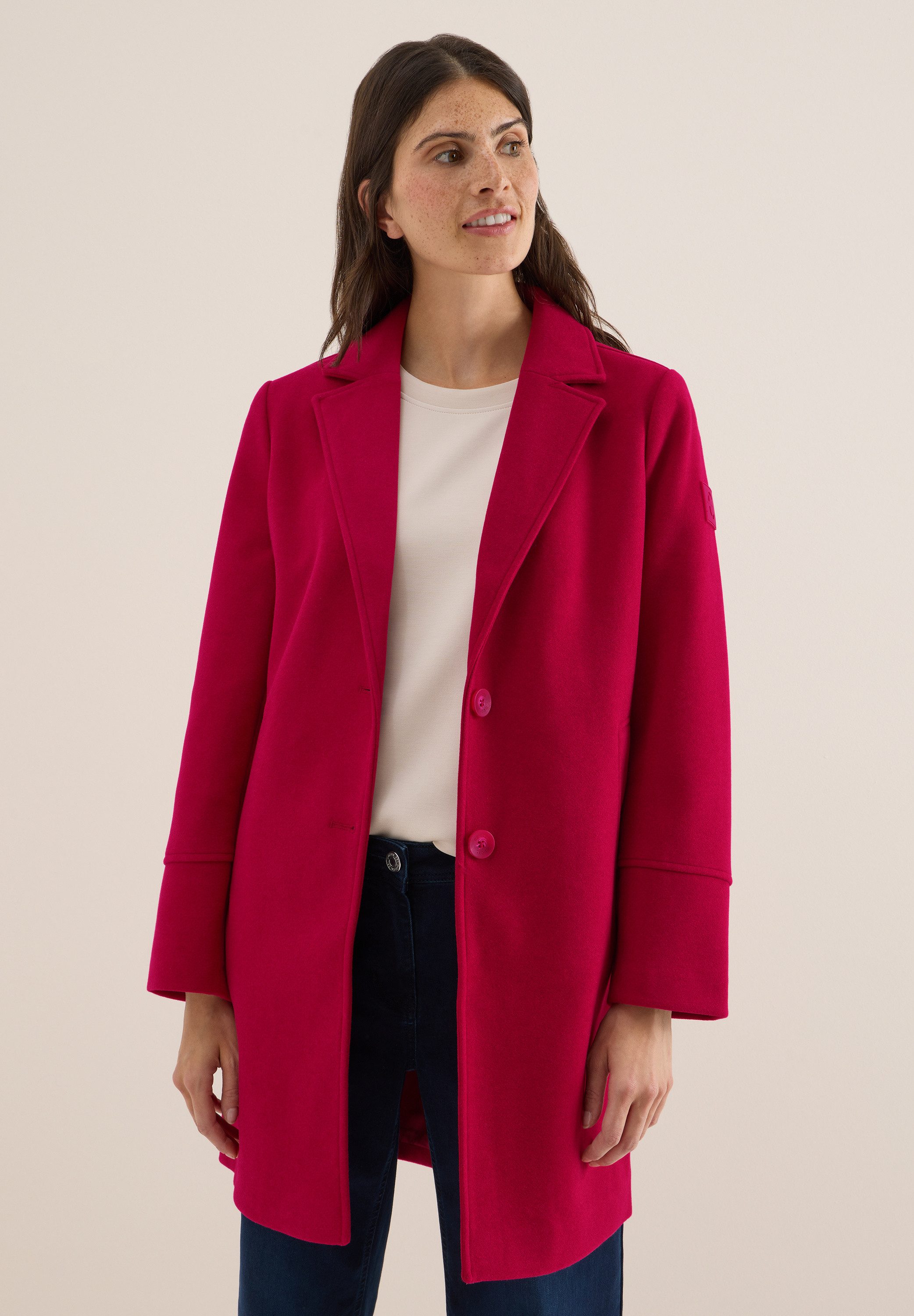 CECIL Wollmantel mit Reverskragen günstig online kaufen