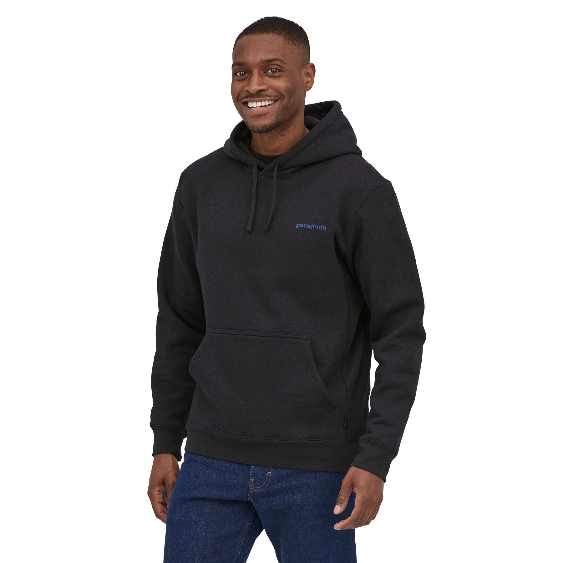 Black patagonia zip up sale