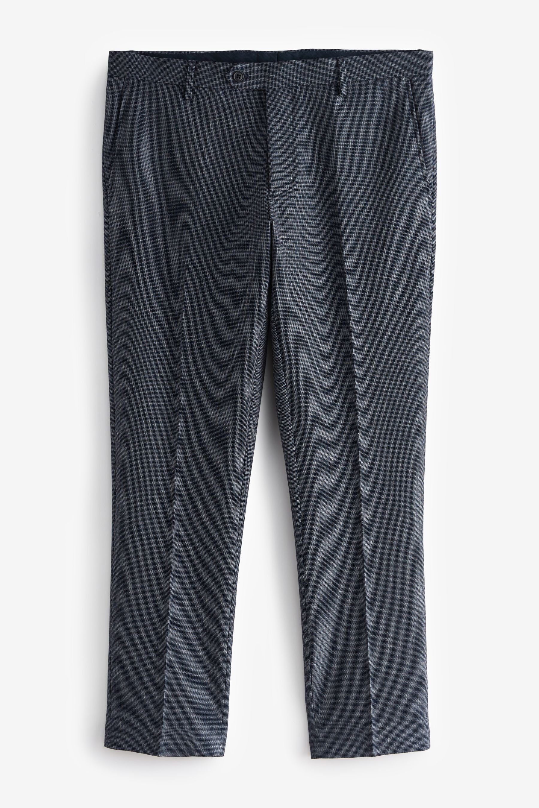 Next Anzughose Motion Flex Strukturierter Slim Fit Anzug: Hose (1-tlg)