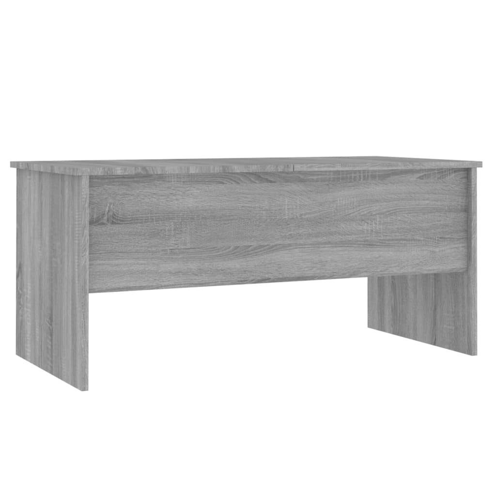 Grau 102x50,5x46,5 Grau Holzwerkstoff vidaXL Sonoma Couchtisch Couchtisch cm Sonoma | (1-St) Grau Sonoma