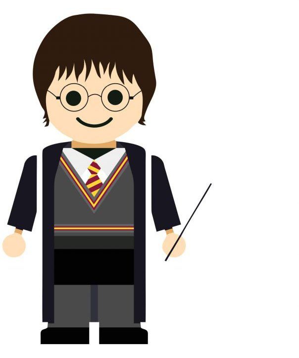 Wall-Art Potter (1 Deko Spielfigur Wandtattoo St) Harry