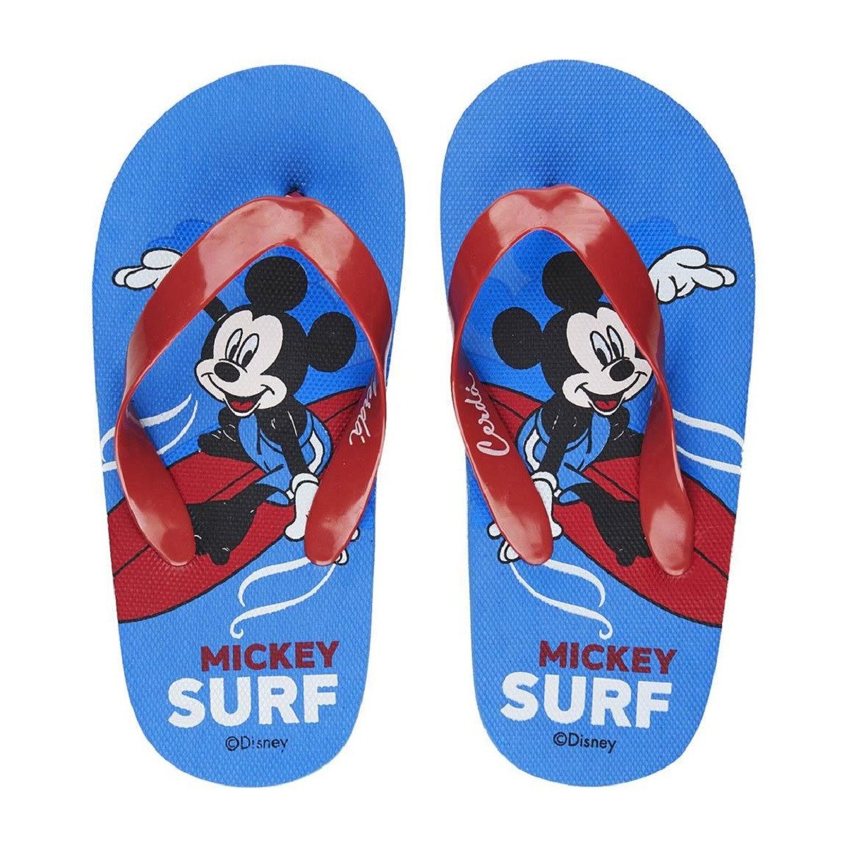 Disney Mickey Mouse Flip-Flops – Bequeme Strand Sandalen für Kinder Zehentrenner